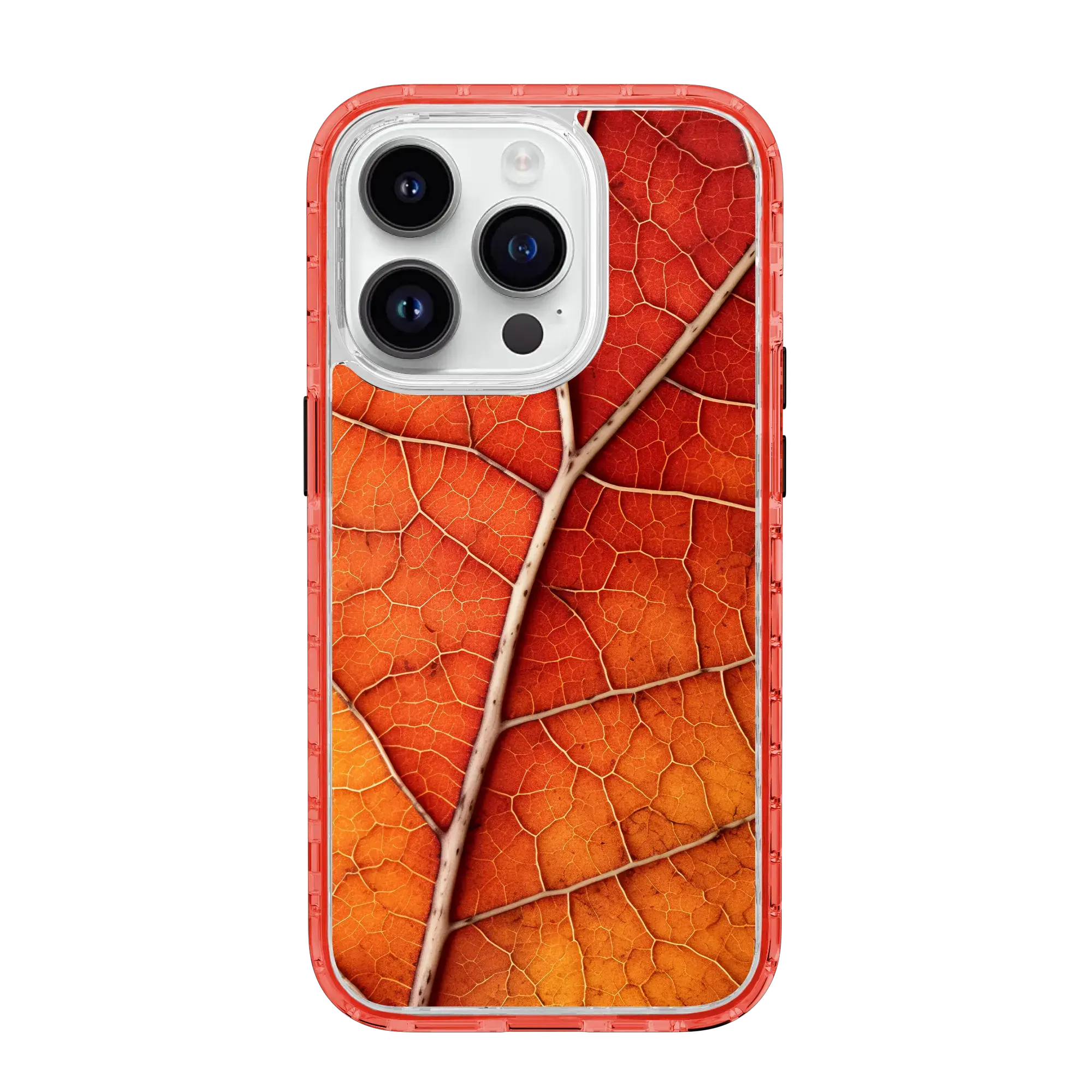 Rustic Oak | Autumn Leaves | Custom MagSafe Case Design for Apple iPhone 14 Series