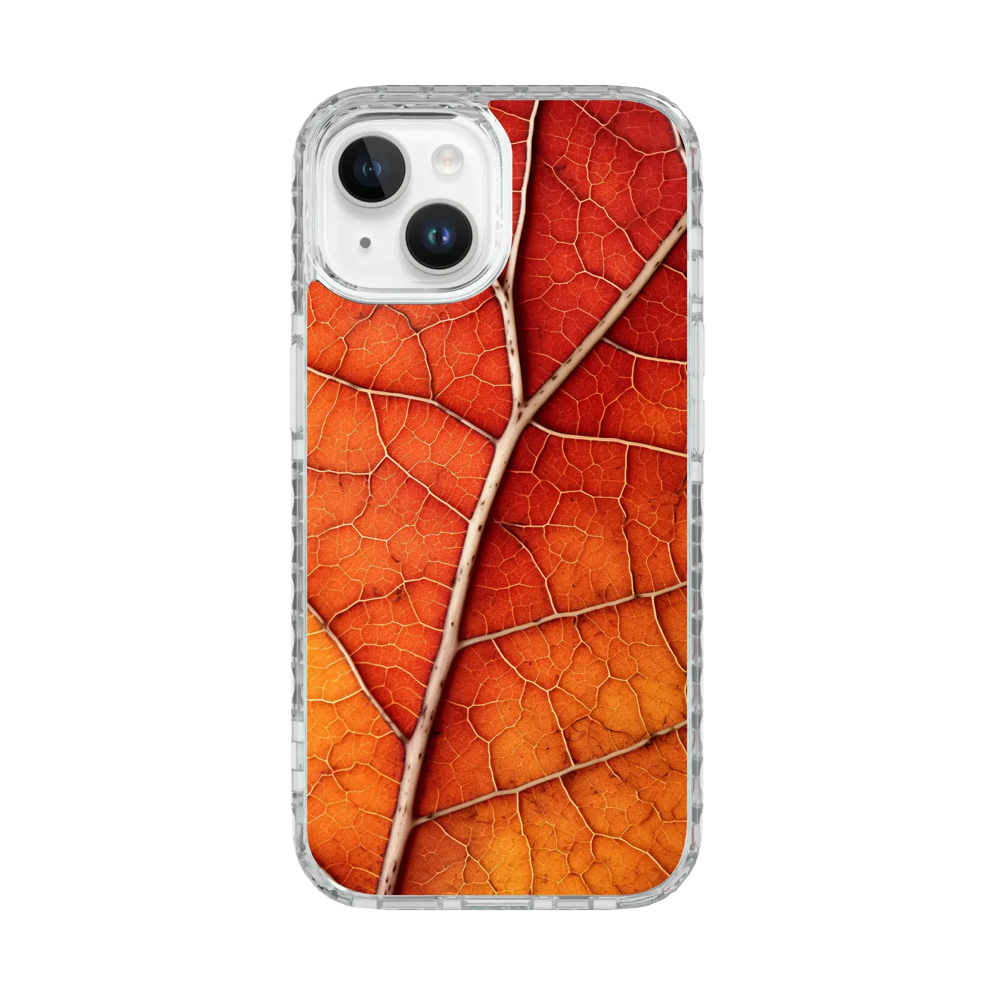Rustic Oak | Autumn Leaves | Custom MagSafe Case Design for Apple iPhone 15 Series