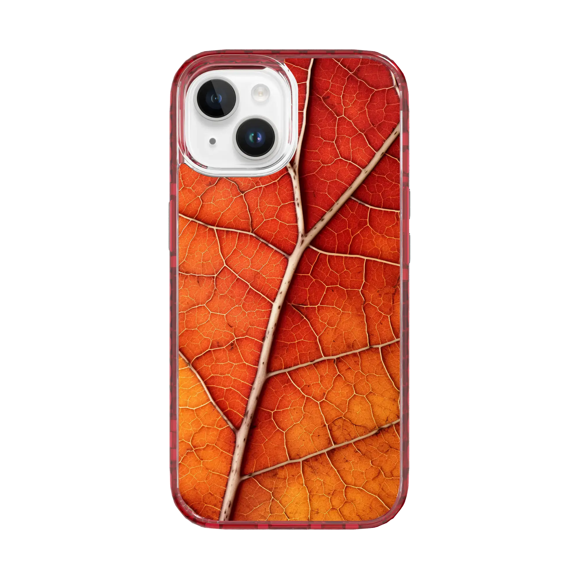 Rustic Oak | Autumn Leaves | Custom MagSafe Case Design for Apple iPhone 15 Series