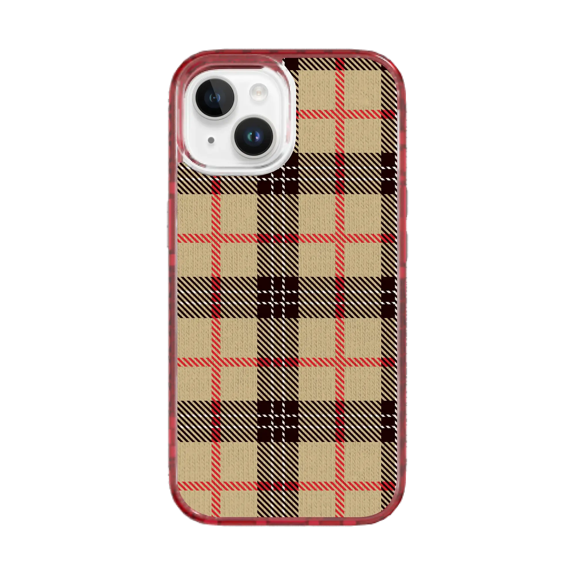 Rustic Retreat | Autumn Flannel | Custom MagSafe Case Design for Apple iPhone 15 Series