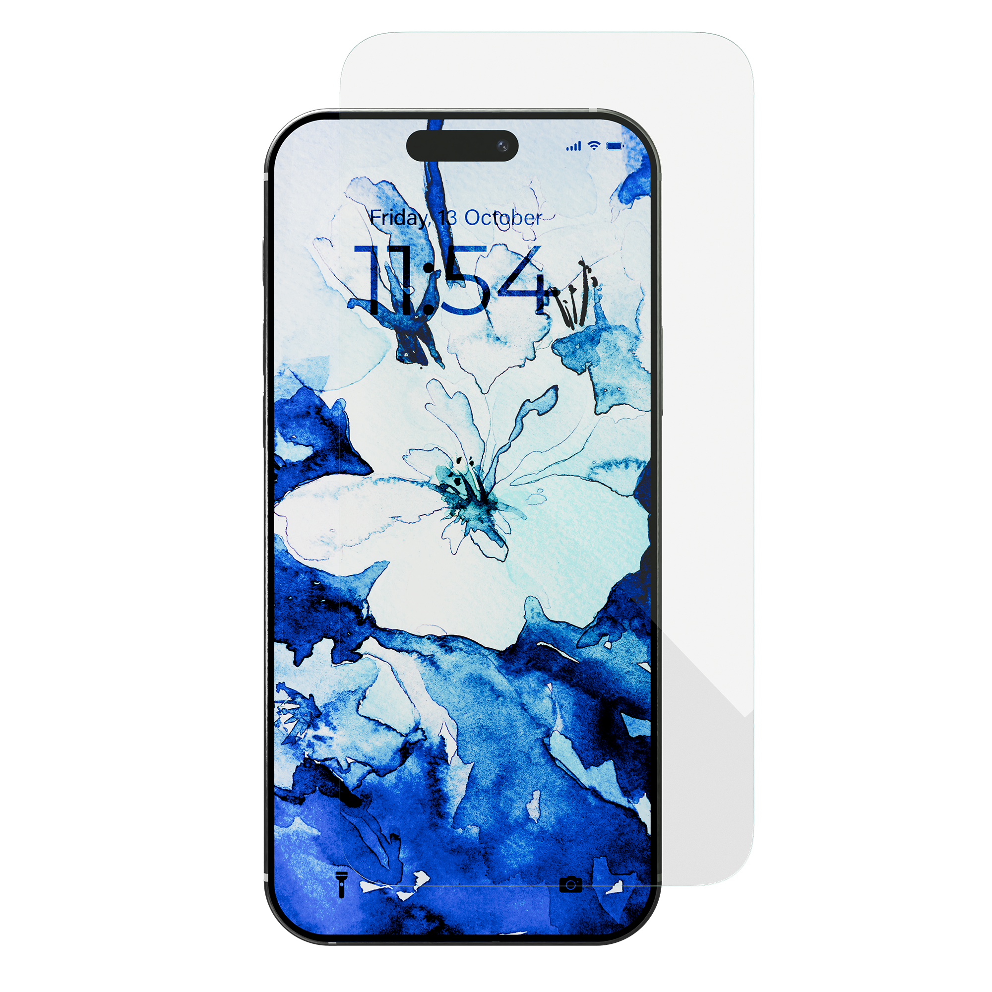 Blue Light Blocking Tempered Glass for iPhone 16 Plus w/ Alignment tray and Anti-Microbial