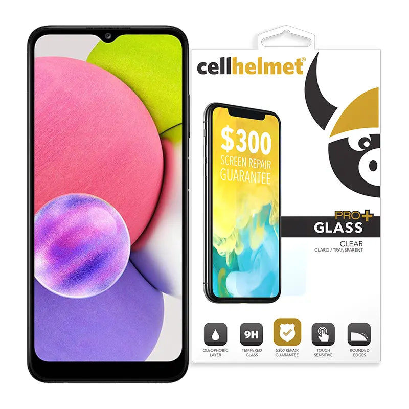 Samsung Galaxy A03S Tempered Glass PRO PLUS - Tempered Glass - - cellhelmet