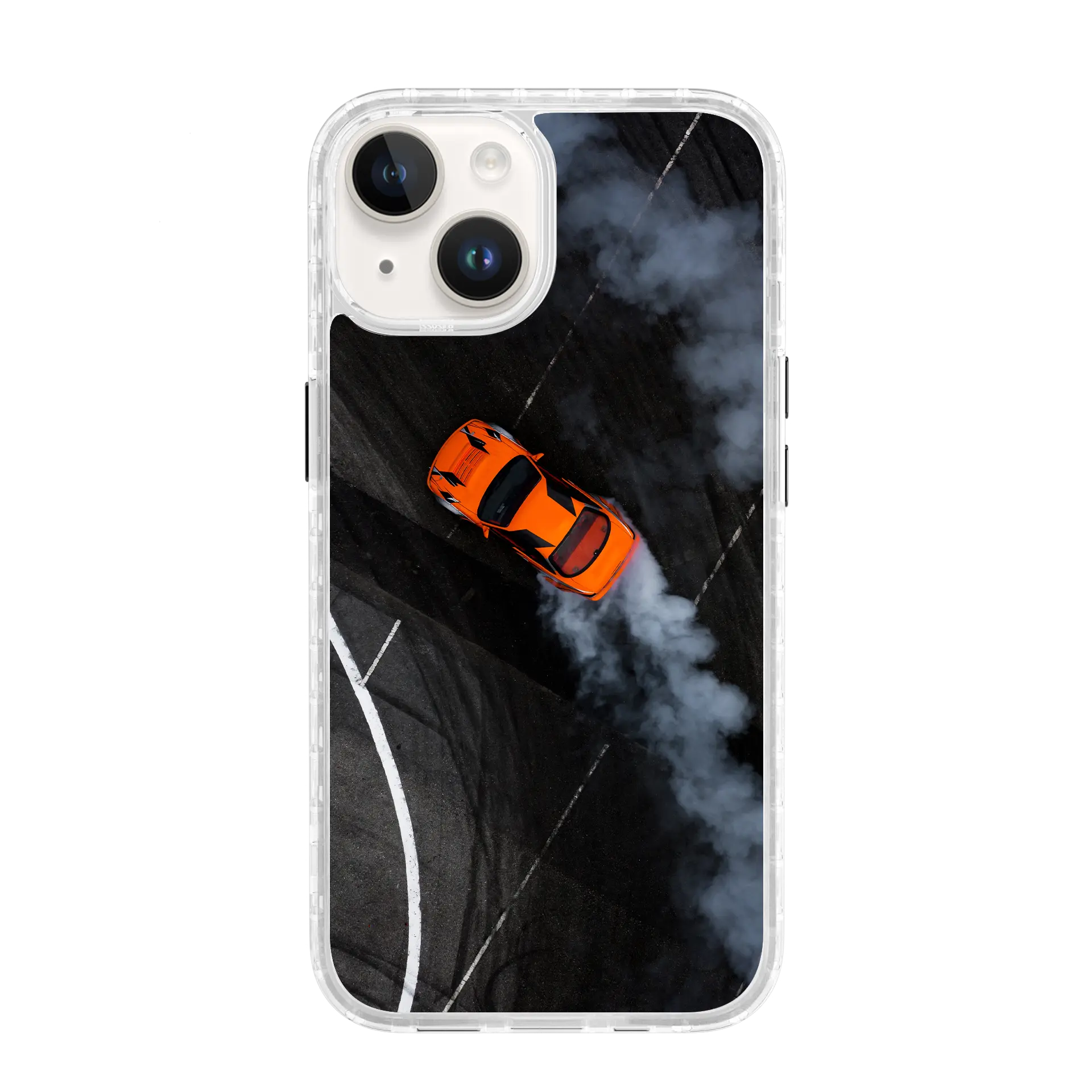 AppleiPhone14BlazeOrange Seoul Sliding | Burning Rubber Series | Custom MagSafe Case Design for Apple iPhone 14 Series cellhelmet cellhelmet