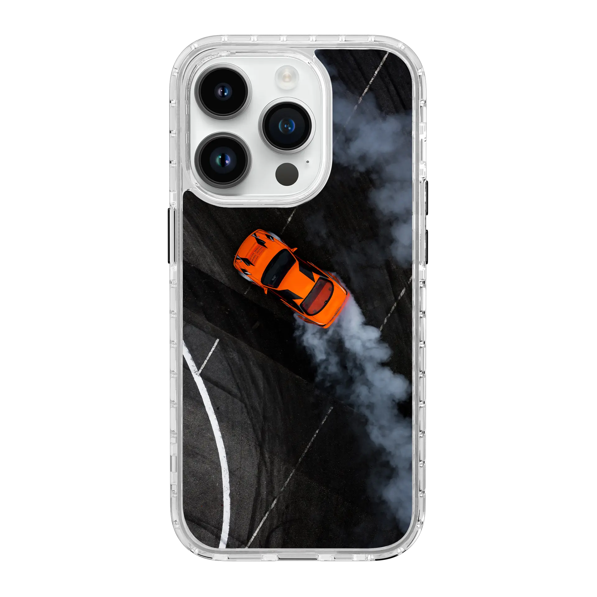 AppleiPhone14ProBlazeOrange Seoul Sliding | Burning Rubber Series | Custom MagSafe Case Design for Apple iPhone 14 Series cellhelmet cellhelmet