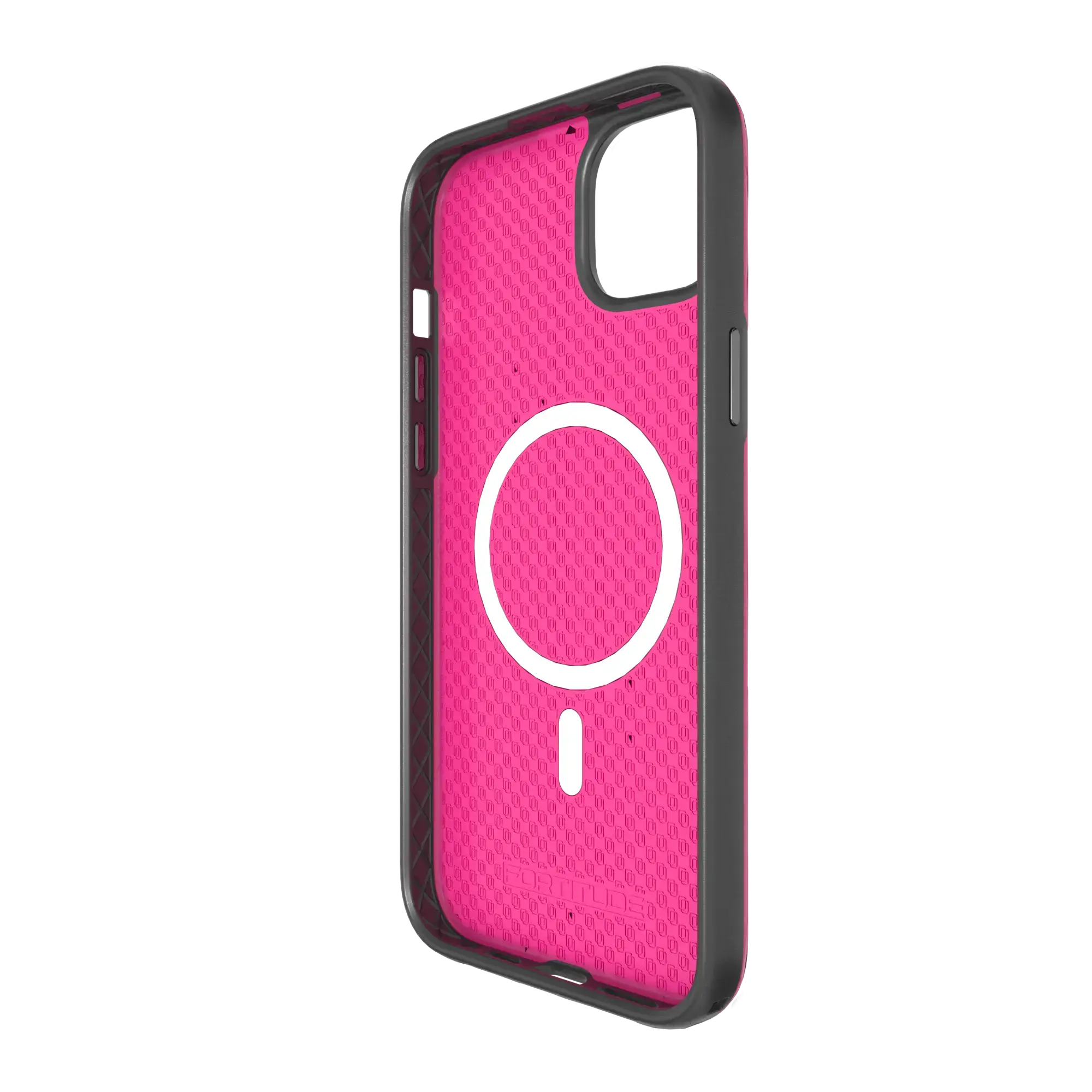 Shock-Absorbent Magsafe® Case for Apple iPhone 15 Plus | Vivid Magenta | Fortitude Series