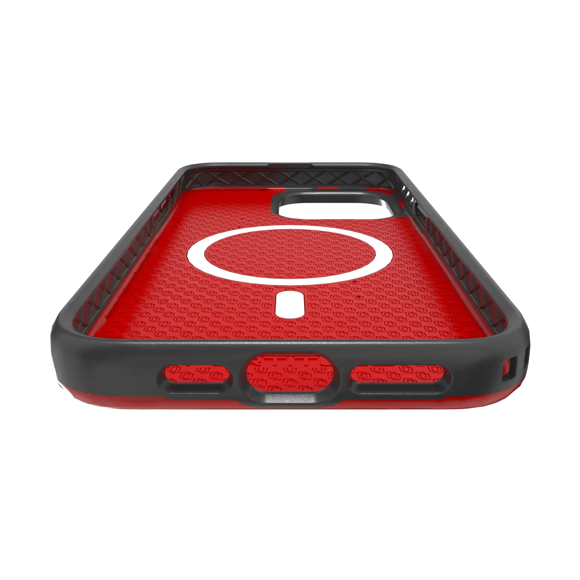 Shock-Absorbent Magsafe® Case for Apple iPhone 15 Pro Max | Scarlet Red | Fortitude Series