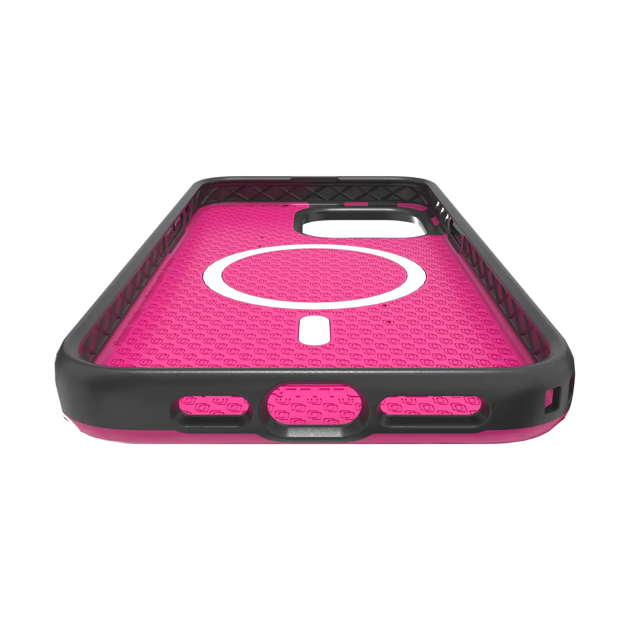 Shock-Absorbent Magsafe® Case for Apple iPhone 15 Pro Max | Vivid Magenta | Fortitude Series