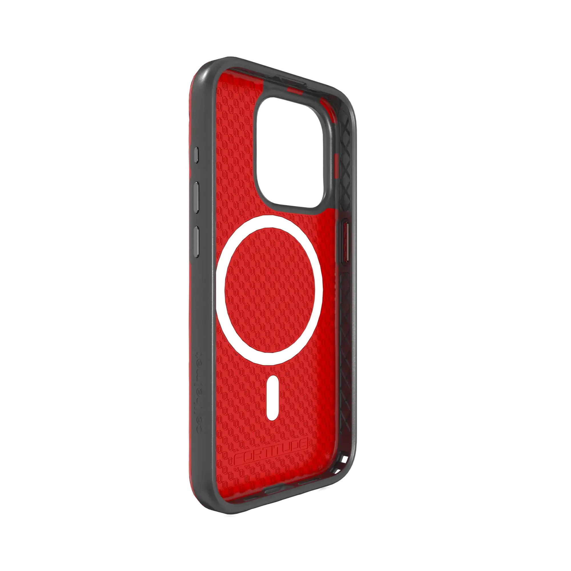 Shock-Absorbent Magsafe® Case for Apple iPhone 15 Pro | Scarlet Red | Fortitude Series