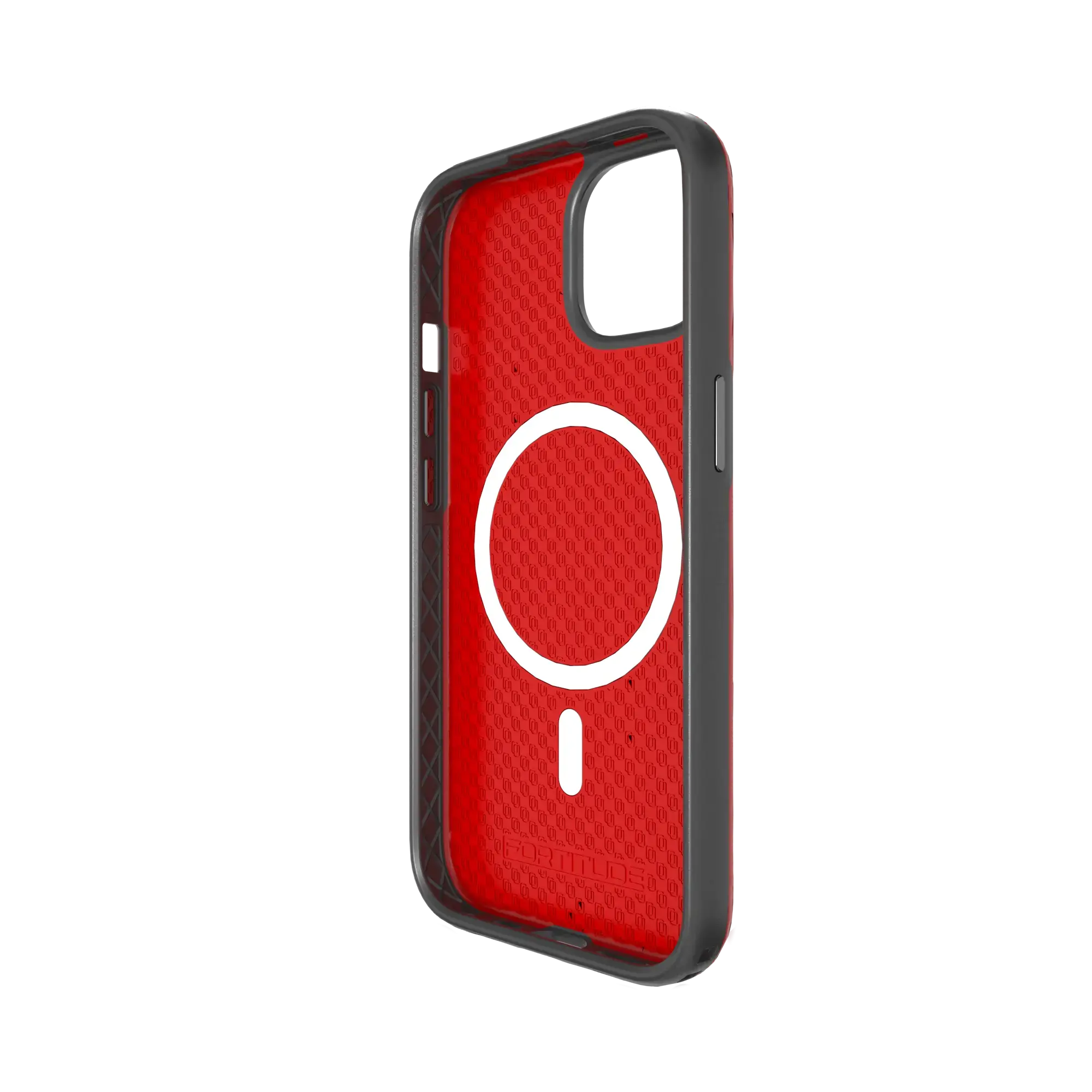 Shock-Absorbent Magsafe® Case for Apple iPhone 15 | Scarlet Red | Fortitude Series