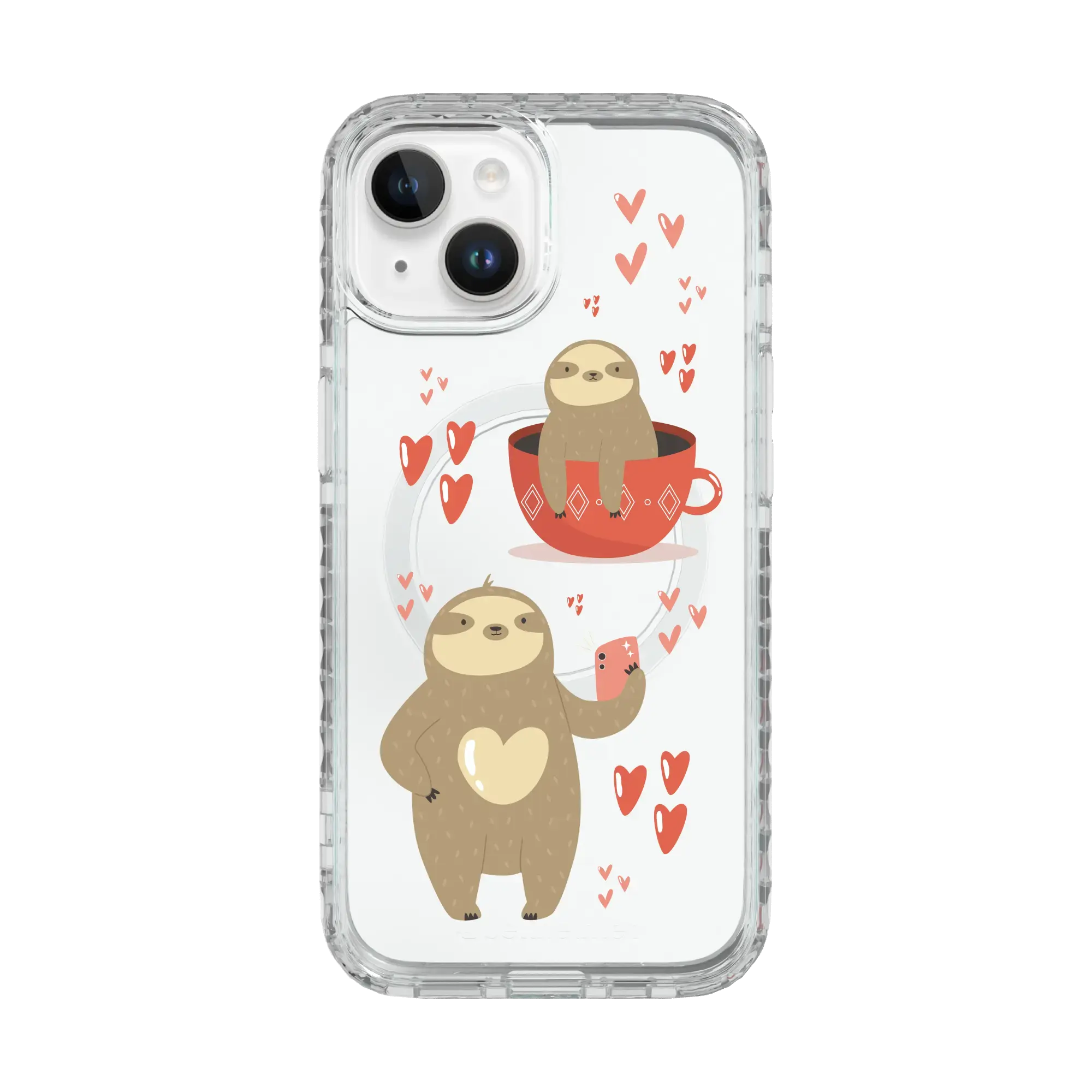 Sloth Haven | Friendly Sloths Series | Custom MagSafe Case Design for Apple iPhone 15 Series