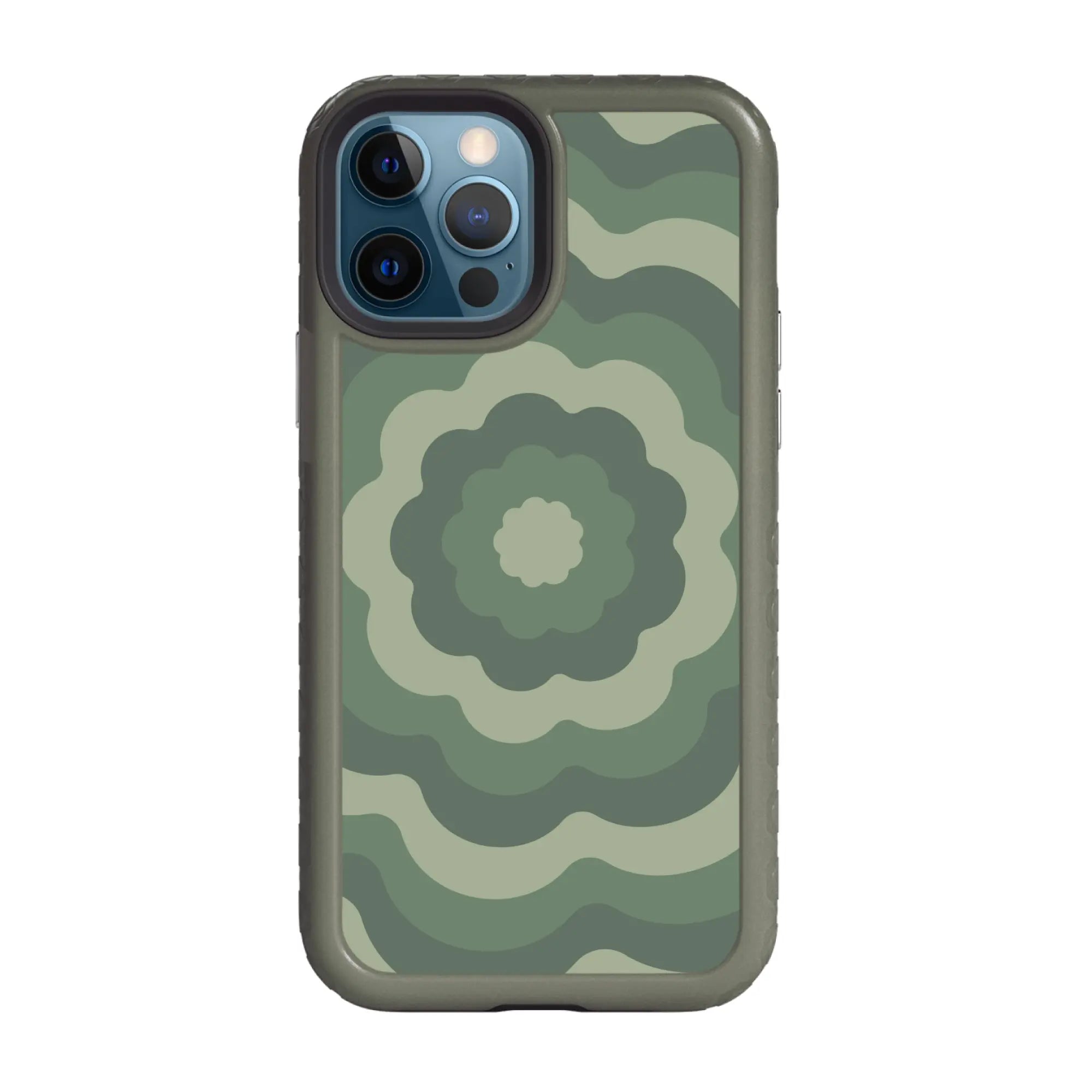 AppleiPhone1212ProOliveDrabGreen Starry Blossoms | Cosmic Crush Series | Custom Dual Layer Case Design for iPhone 12 Series cellhelmet cellhelmet