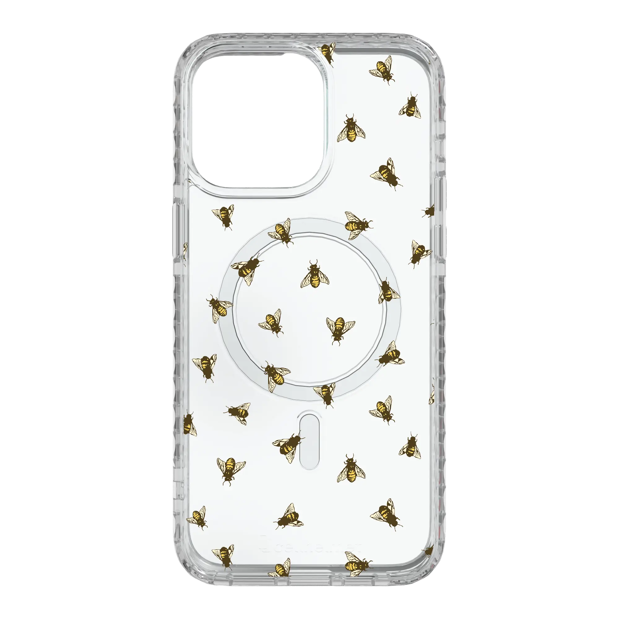 Apple-iPhone-15-Pro-Max-Crystal-Clear Sweet Like Honey | Protective MagSafe Case | Birds and Bees Collection for Apple iPhone 15 Series cellhelmet cellhelmet