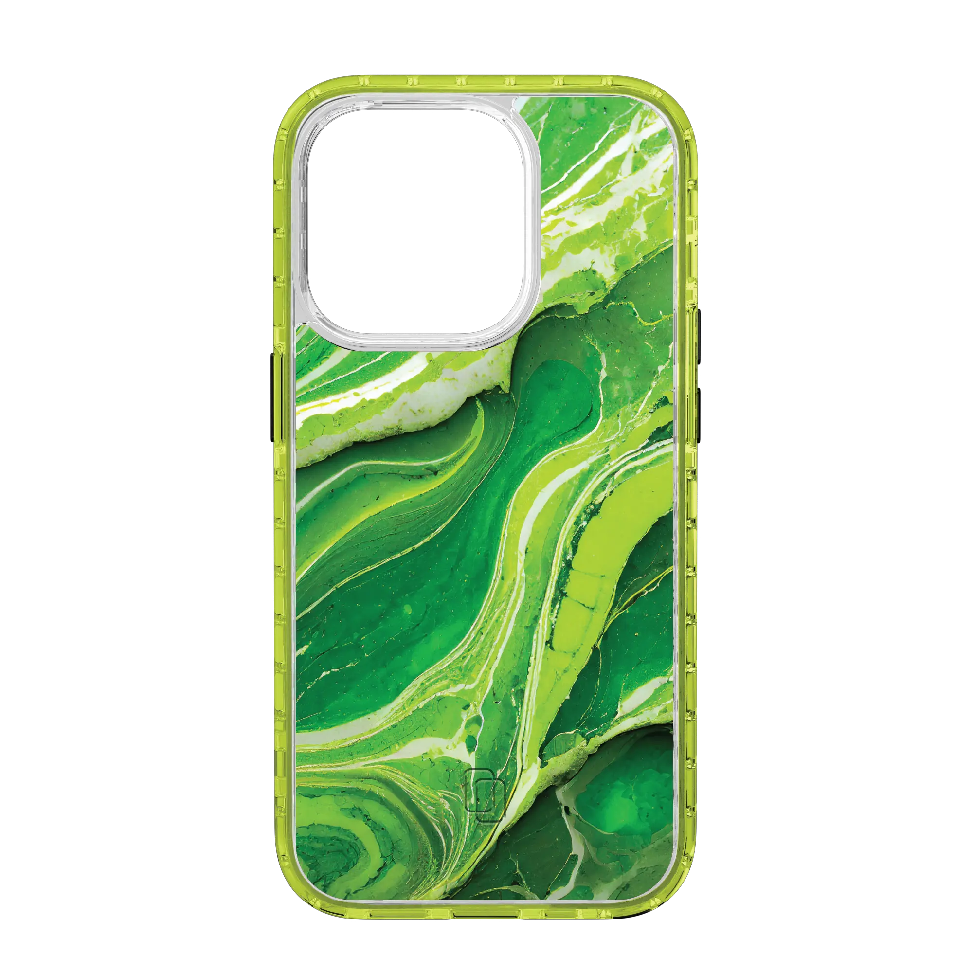 Apple-iPhone-14-Pro-Electric-Lime Verdant Field | Protective MagSafe Case | Marble Stone Series for Apple iPhone 14 Series cellhelmet cellhelmet