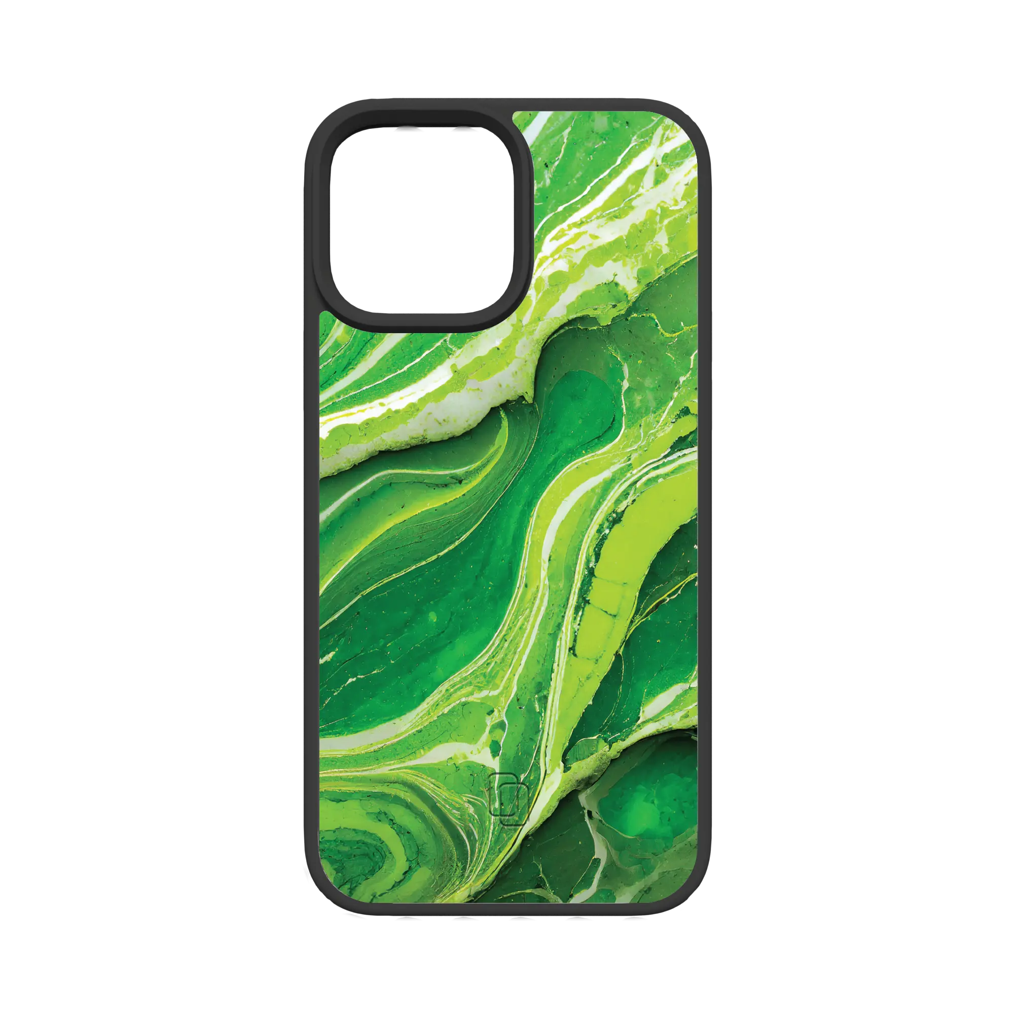 Apple-iPhone-13-Pro-Max-Crystal-Clear Verdant Field | Protective MagSafe Green Marble Case | Marble Stone Collection for Apple iPhone 13 Series cellhelmet cellhelmet