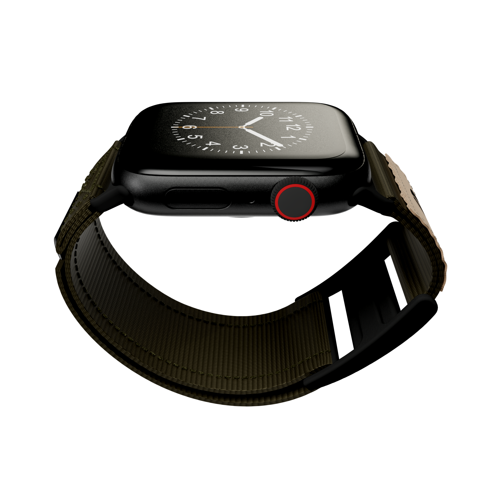 Mossy Oak Watch Band for Apple Watch 42/44/45/46/49mm / Long (178-223mm) / Olive Drab Green