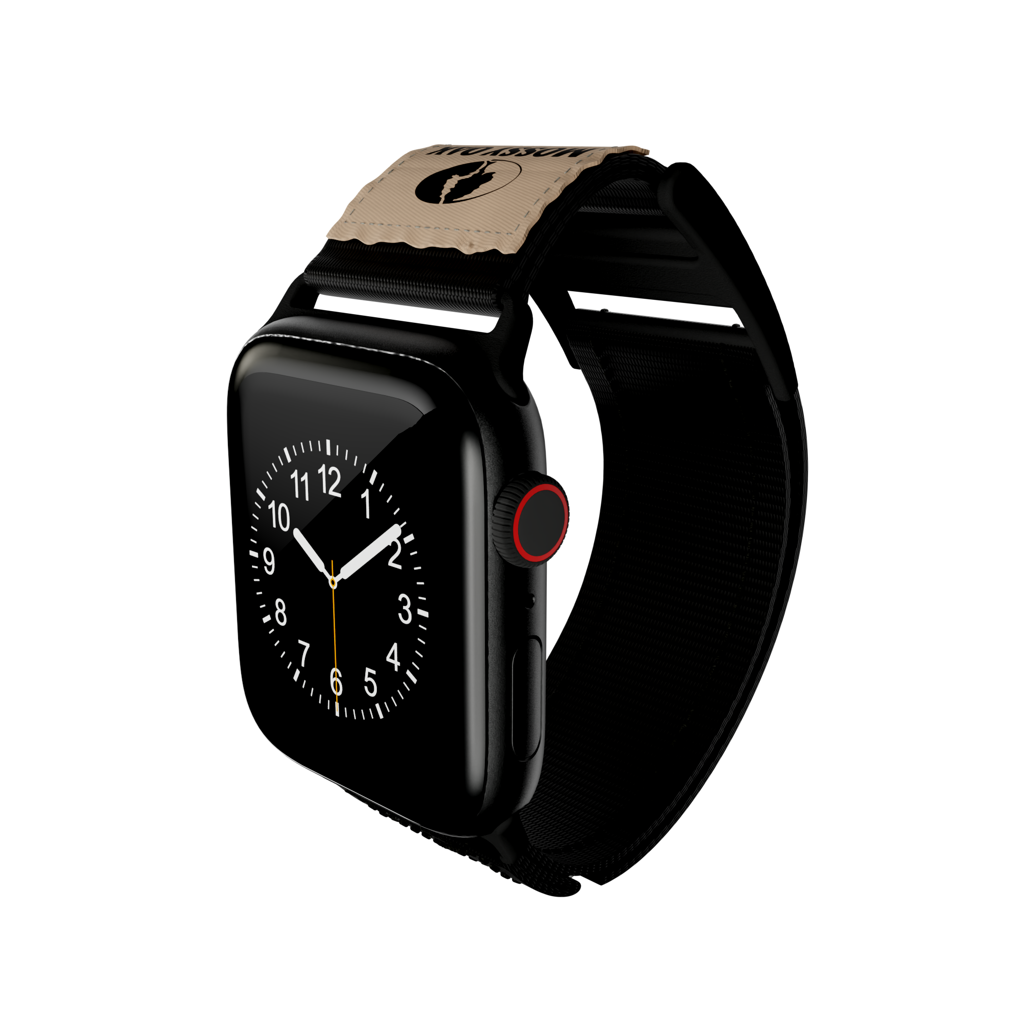 Mossy Oak Watch Band for Apple Watch 38/40/41mm / Regular (152-190mm) / Onyx Black