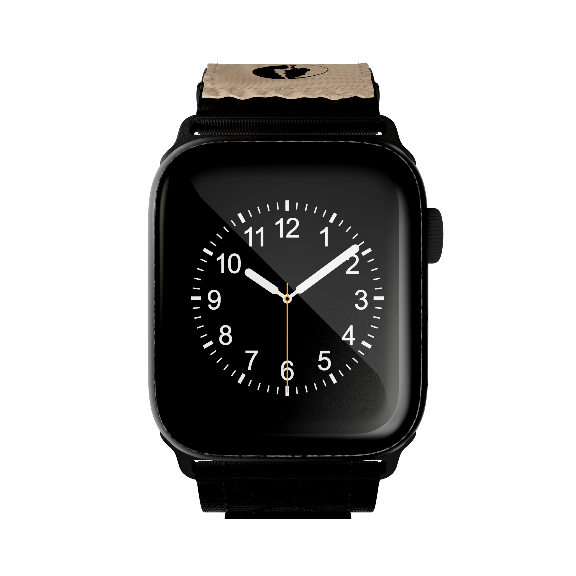 Mossy Oak Watch Band for Apple Watch 42/44/45/46/49mm / Long (178-223mm) / Onyx Black