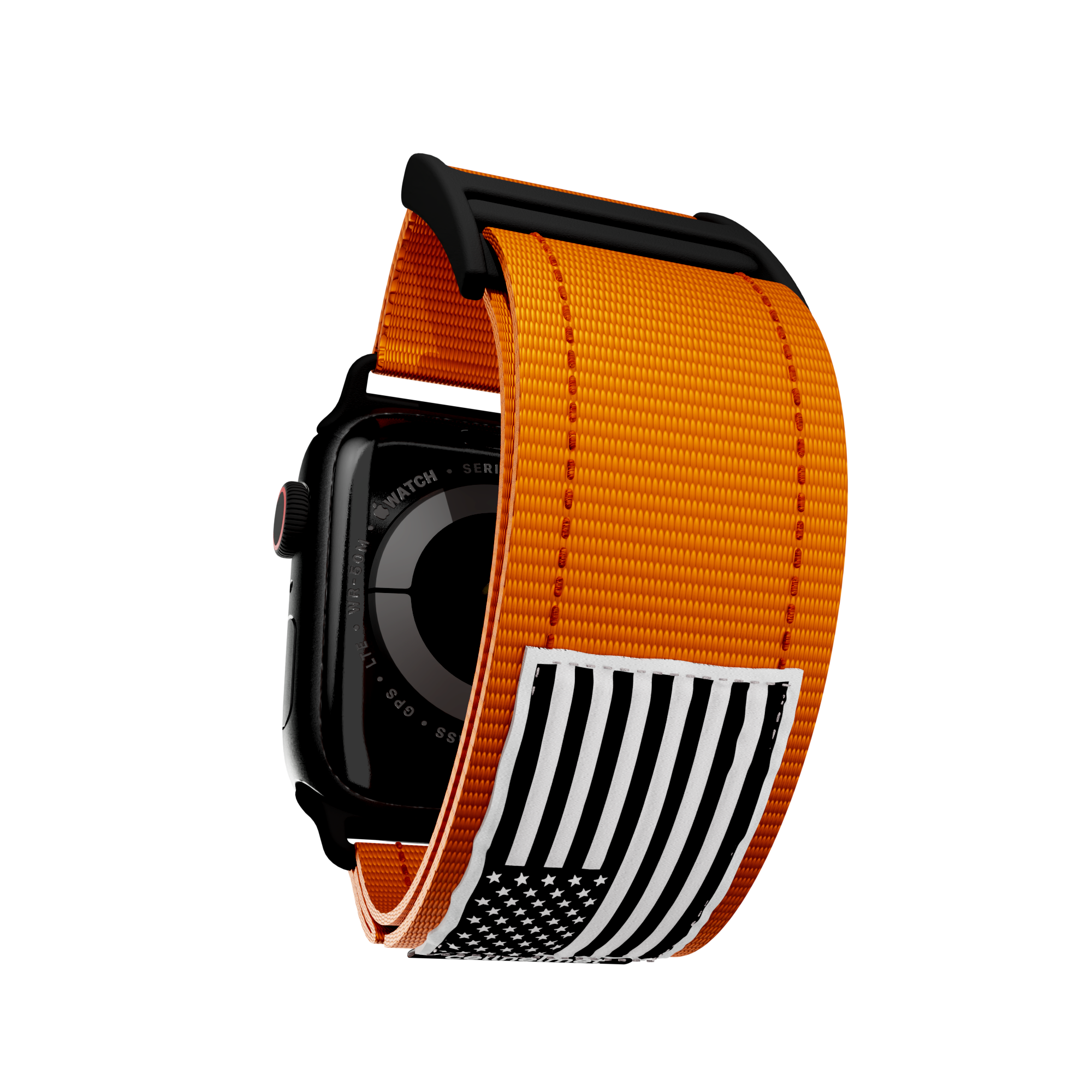 Mossy Oak Watch Band for Apple Watch 42/44/45/46/49mm / Regular (152-190mm) / Orange