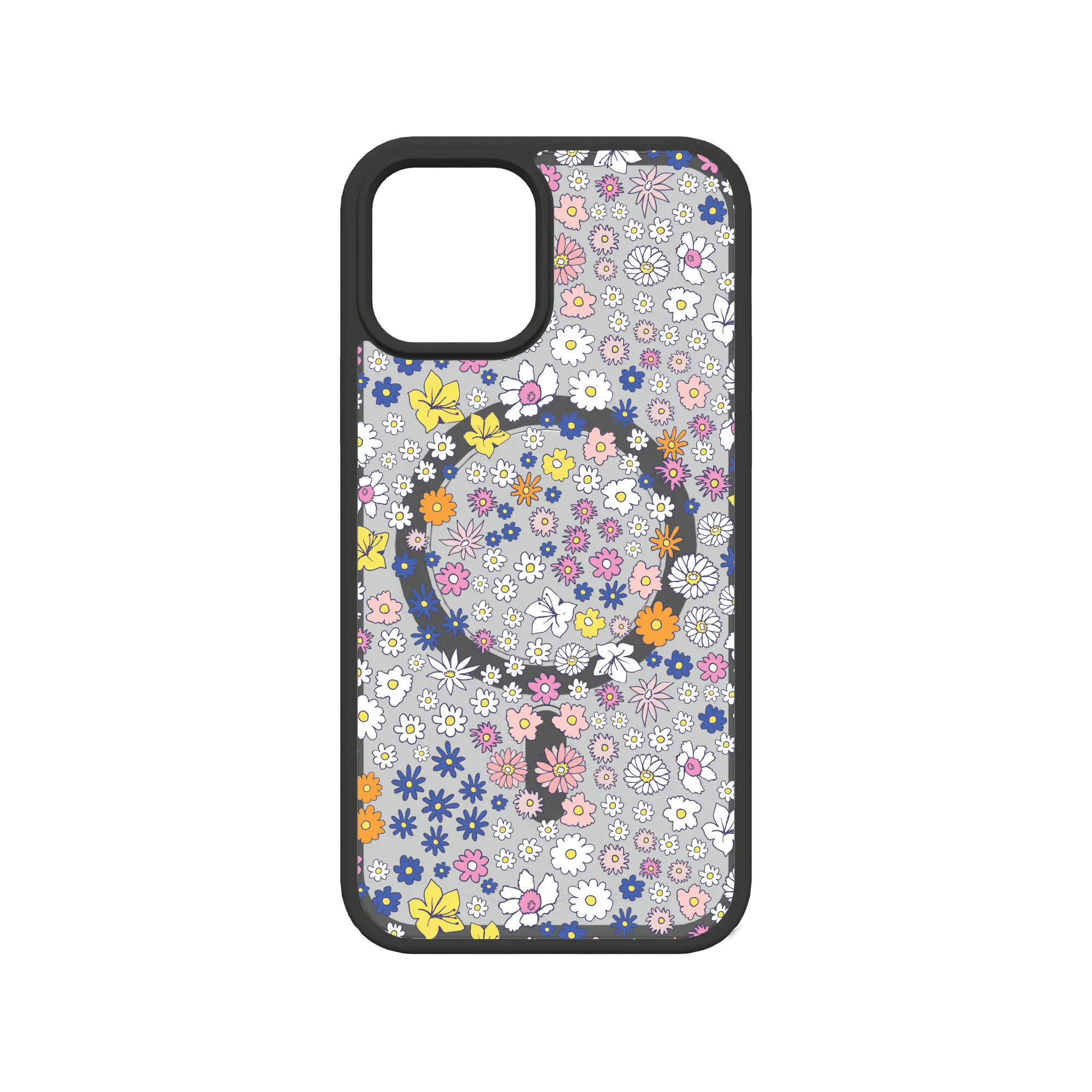 Wild Blossom | Protective MagSafe Flower Case | Apple iPhone 12 Series Apple iPhone 12 / 12 Pro / Crystal Clear Wild Blossom | Protective MagSafe Flower Case | Apple iPhone 12 Series Apple iPhone 12 / 12 Pro / Crystal Clear
