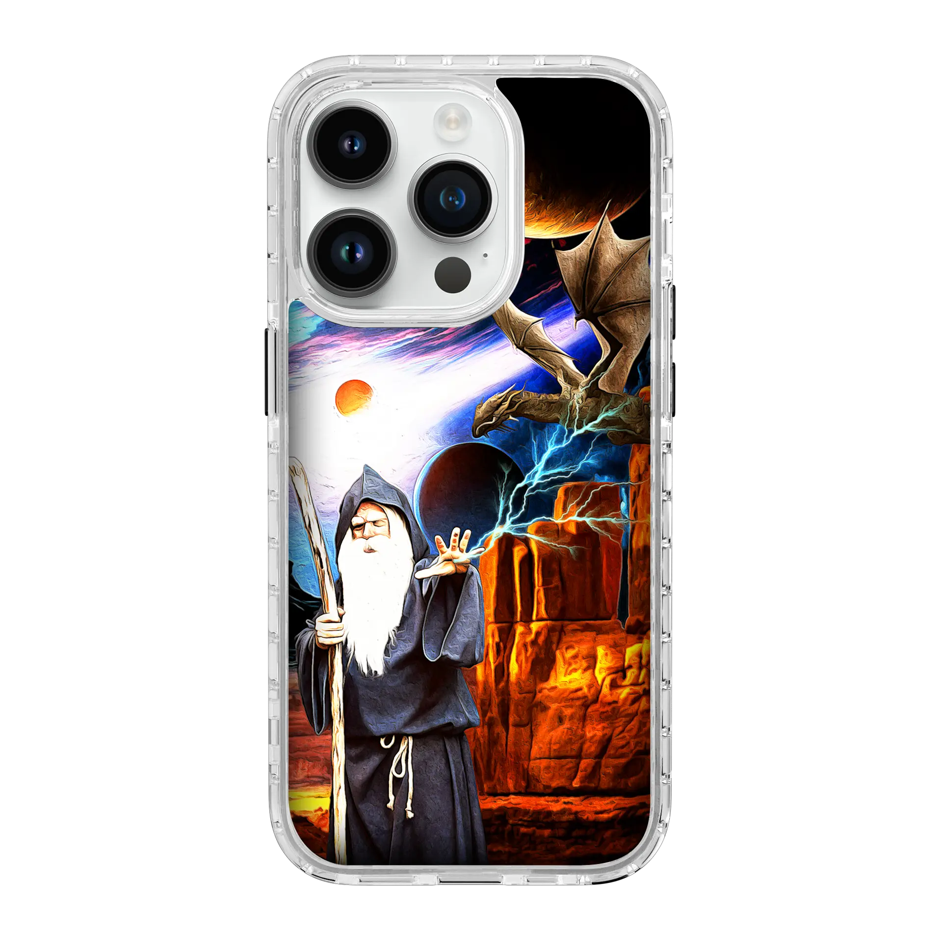 Wrath of Mages | Wizards & Wyrms Series | Custom MagSafe Case Design for Apple iPhone 14 Series cellhelmet cellhelmet