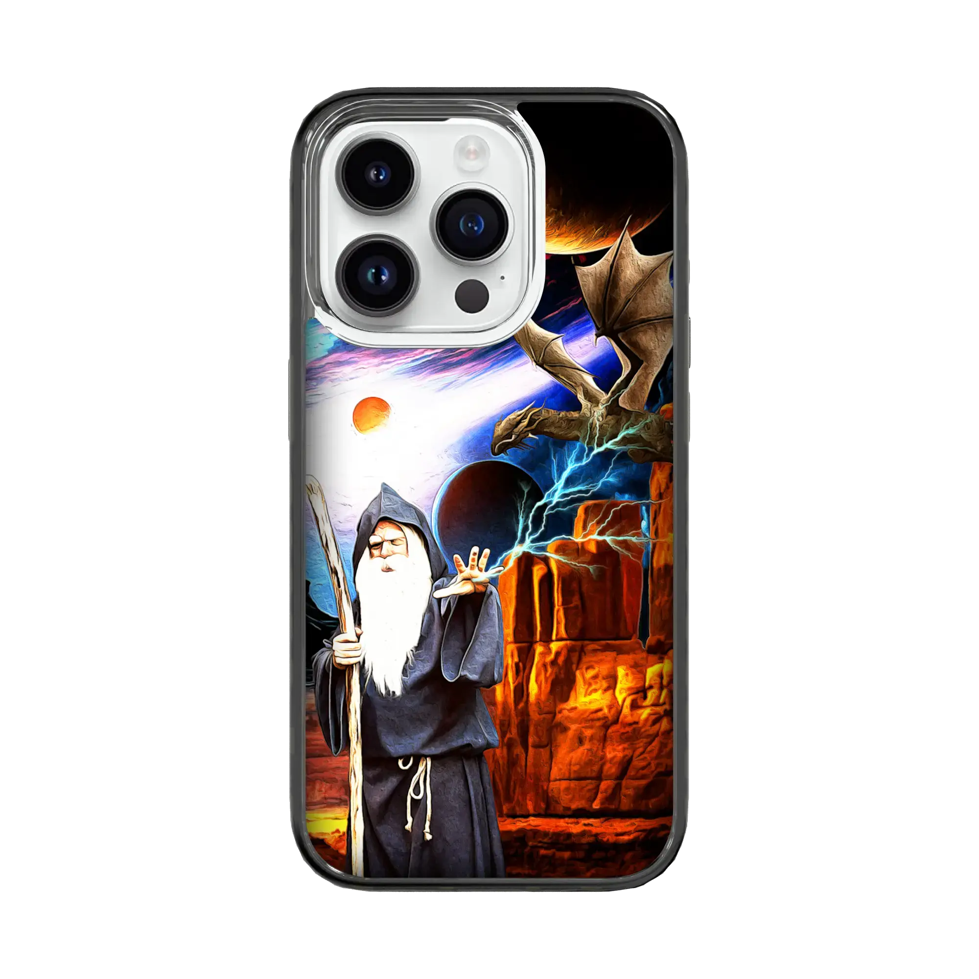 Wrath of Mages | Wizards & Wyrms Series | Custom MagSafe Case Design for Apple iPhone 15 Series