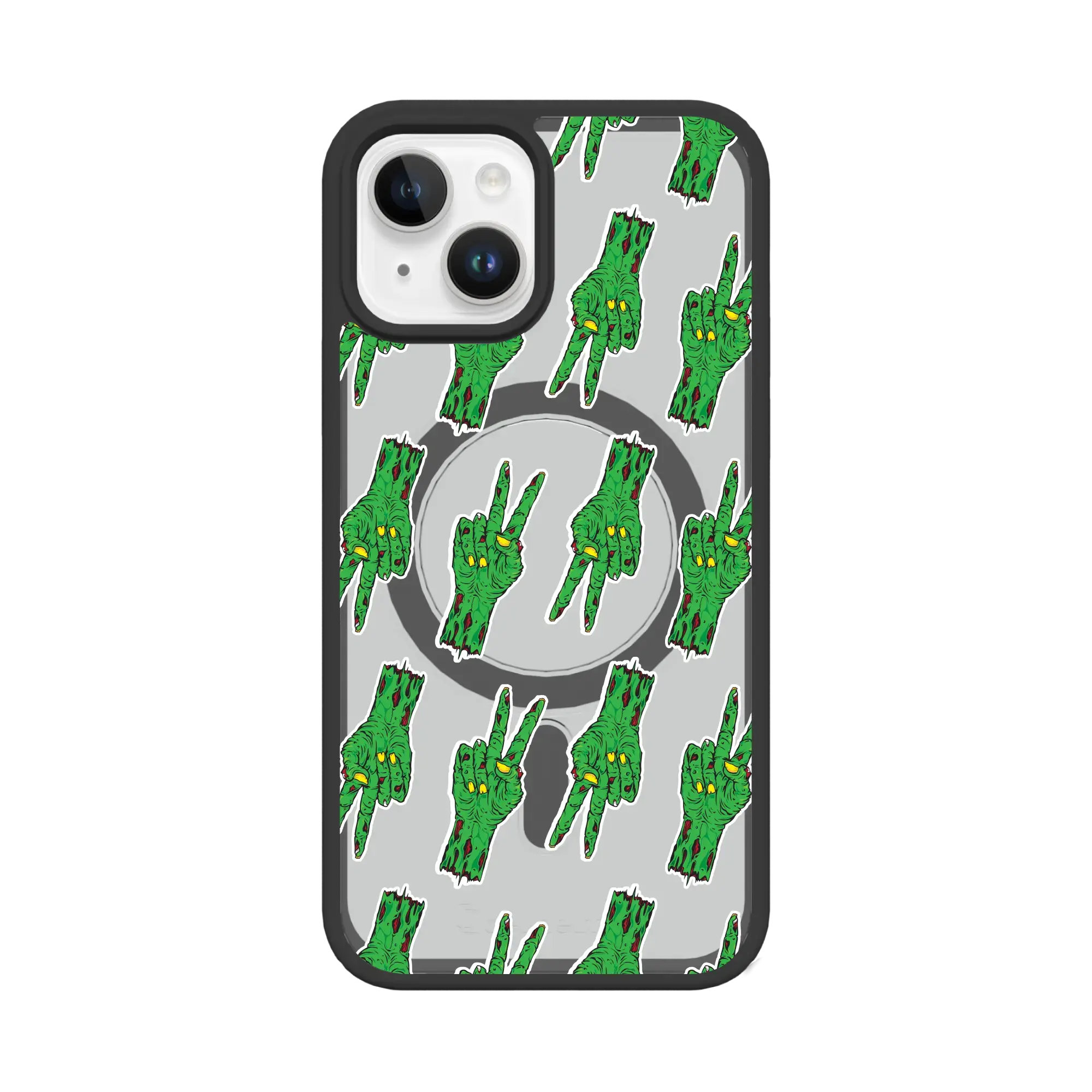 Zombie Peace Pattern | Halloween Series | Custom MagSafe Case Design for Apple iPhone 12 Series