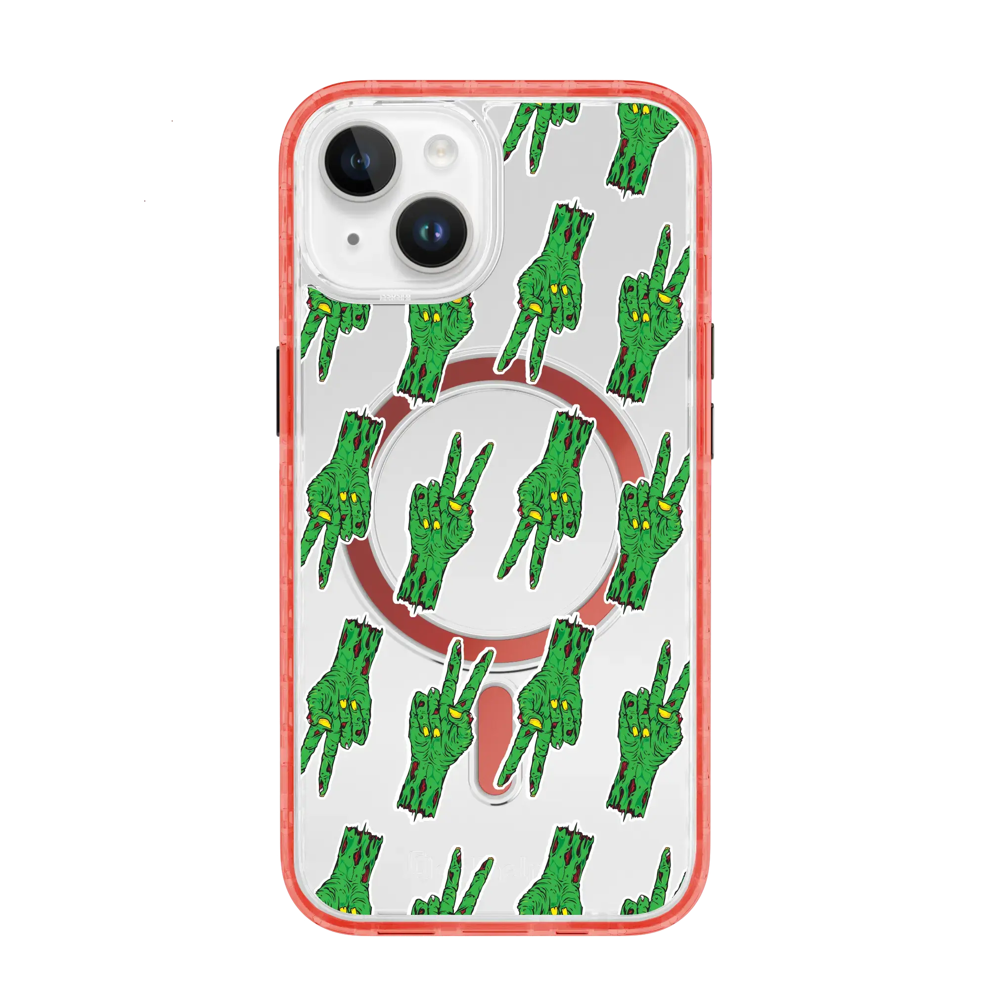 Zombie Peace Pattern | Halloween Series | Custom MagSafe Case Design for Apple iPhone 14 Series
