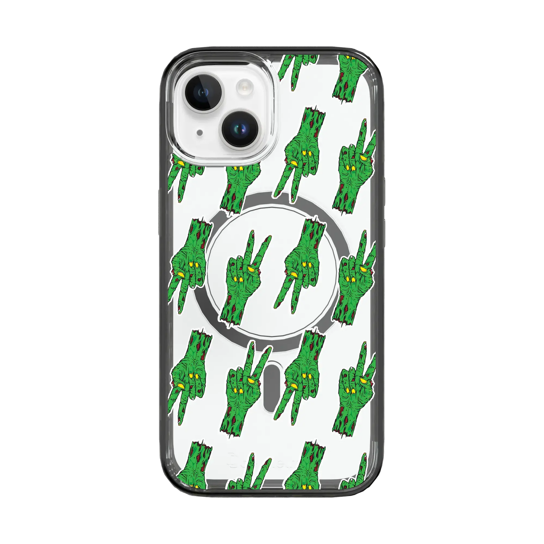 Zombie Peace Pattern | Halloween Series | Custom MagSafe Case Design for Apple iPhone 15 Series