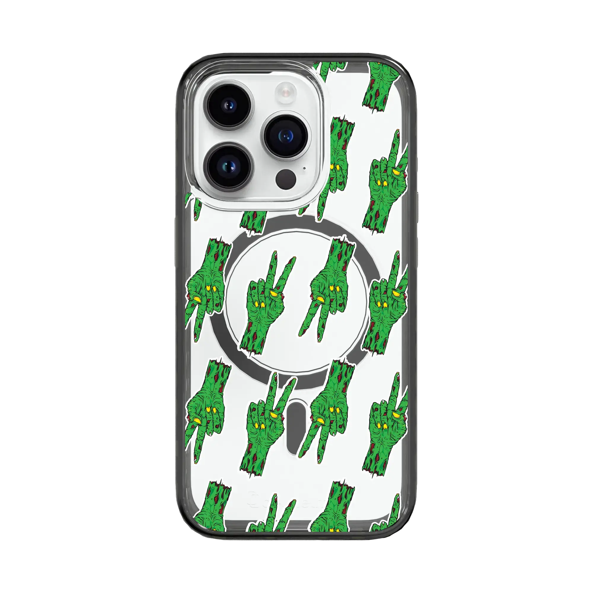 Zombie Peace Pattern | Halloween Series | Custom MagSafe Case Design for Apple iPhone 15 Series