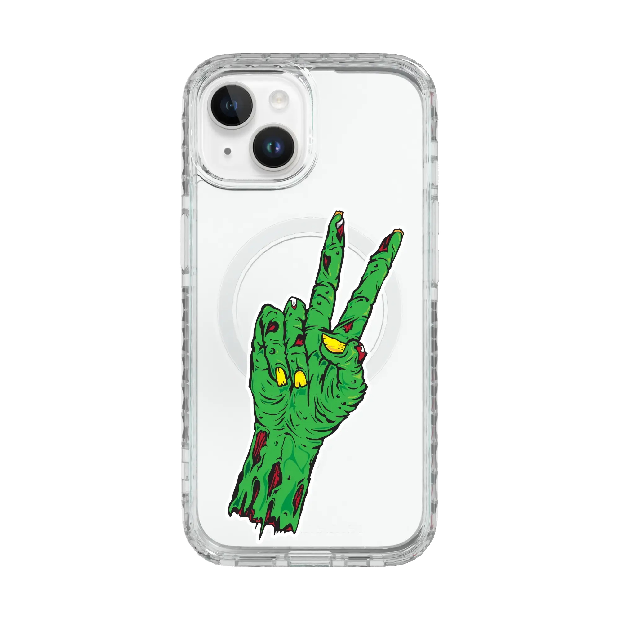 Zombie Peace | Halloween Series | Custom MagSafe Case Design for Apple iPhone 15 Series