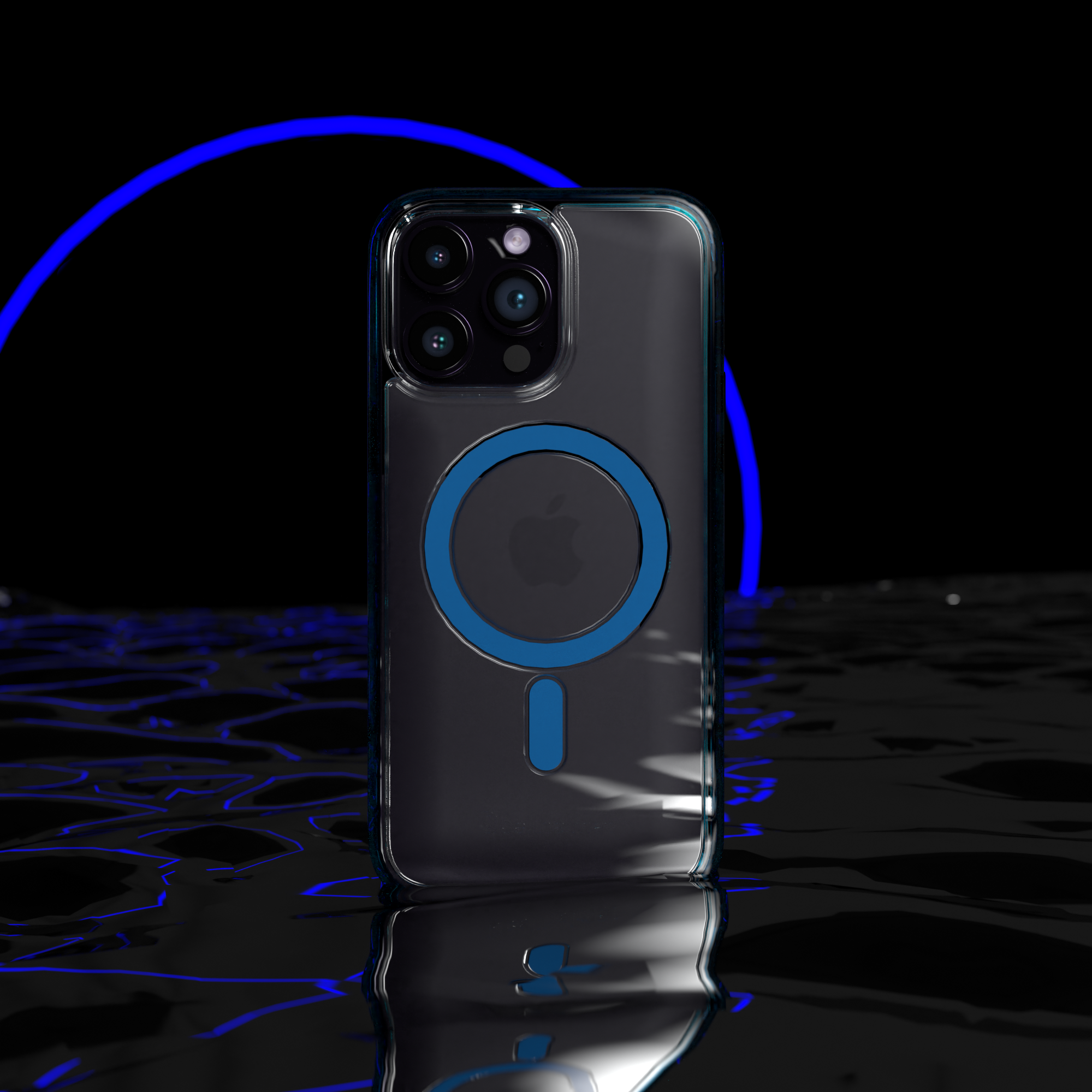 MagSafe® Case for Apple iPhone 14 | Deep Sea Blue | Magnitude Series