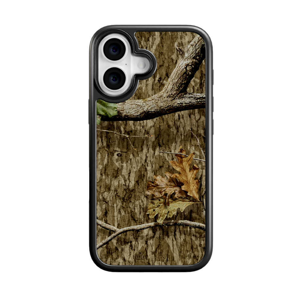 Shock-Absorbent MagSafe® Case for Apple iPhone 16 Pro | Mossy Oak Country Roots Camo