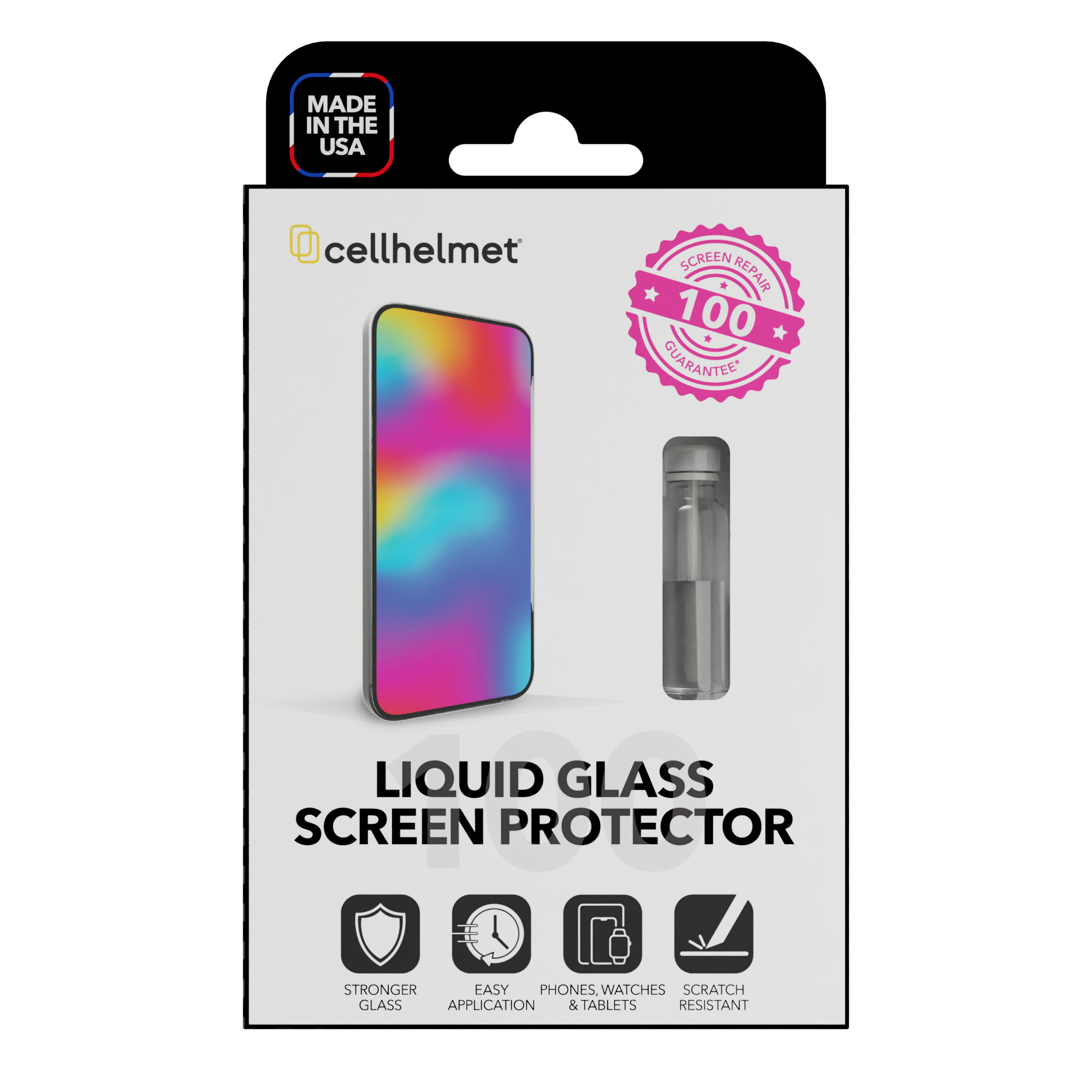 Liquid Glass Screen Protector with $100 Screen Repair Guarantee