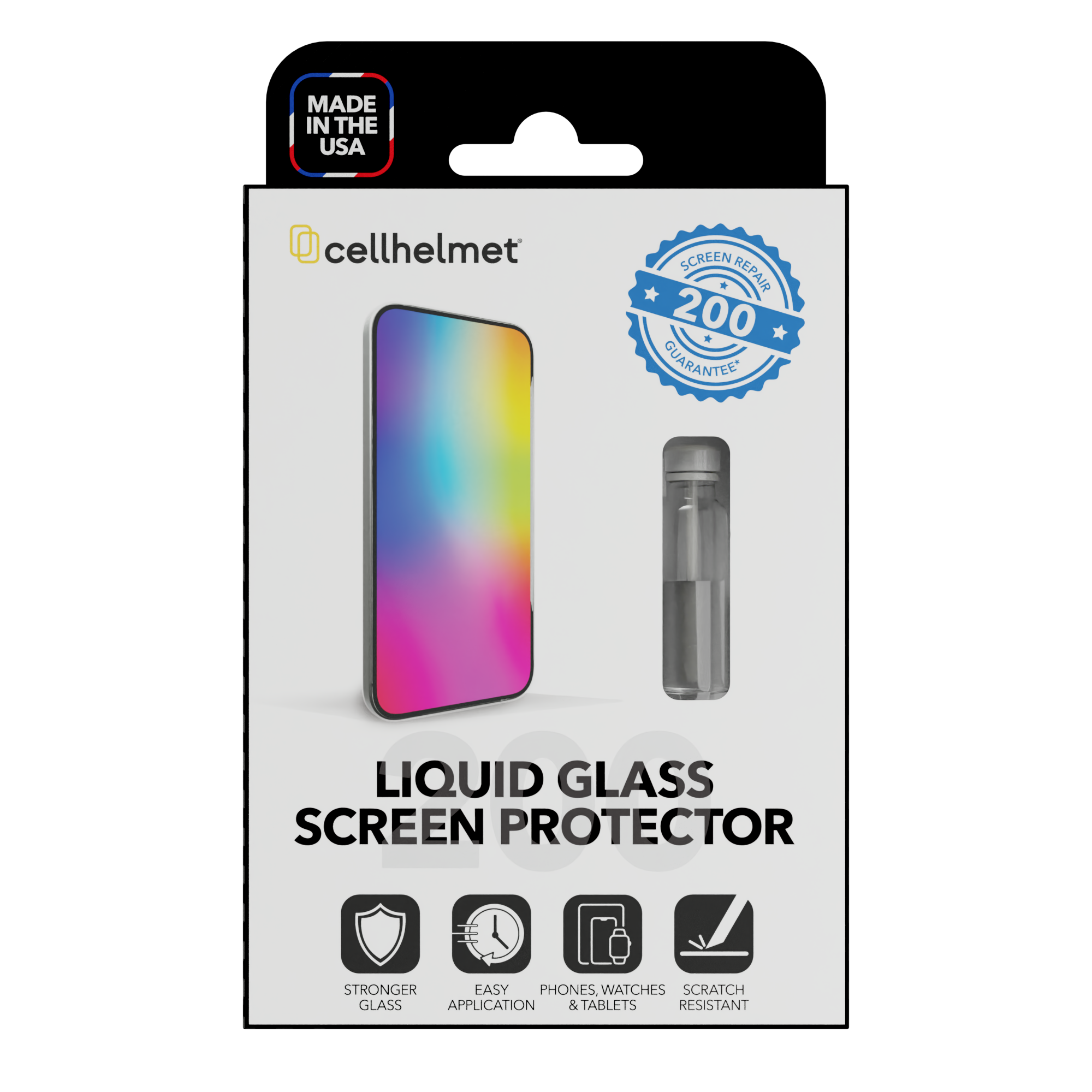 Liquid Glass Screen Protector with $200 Screen Repair Guarantee