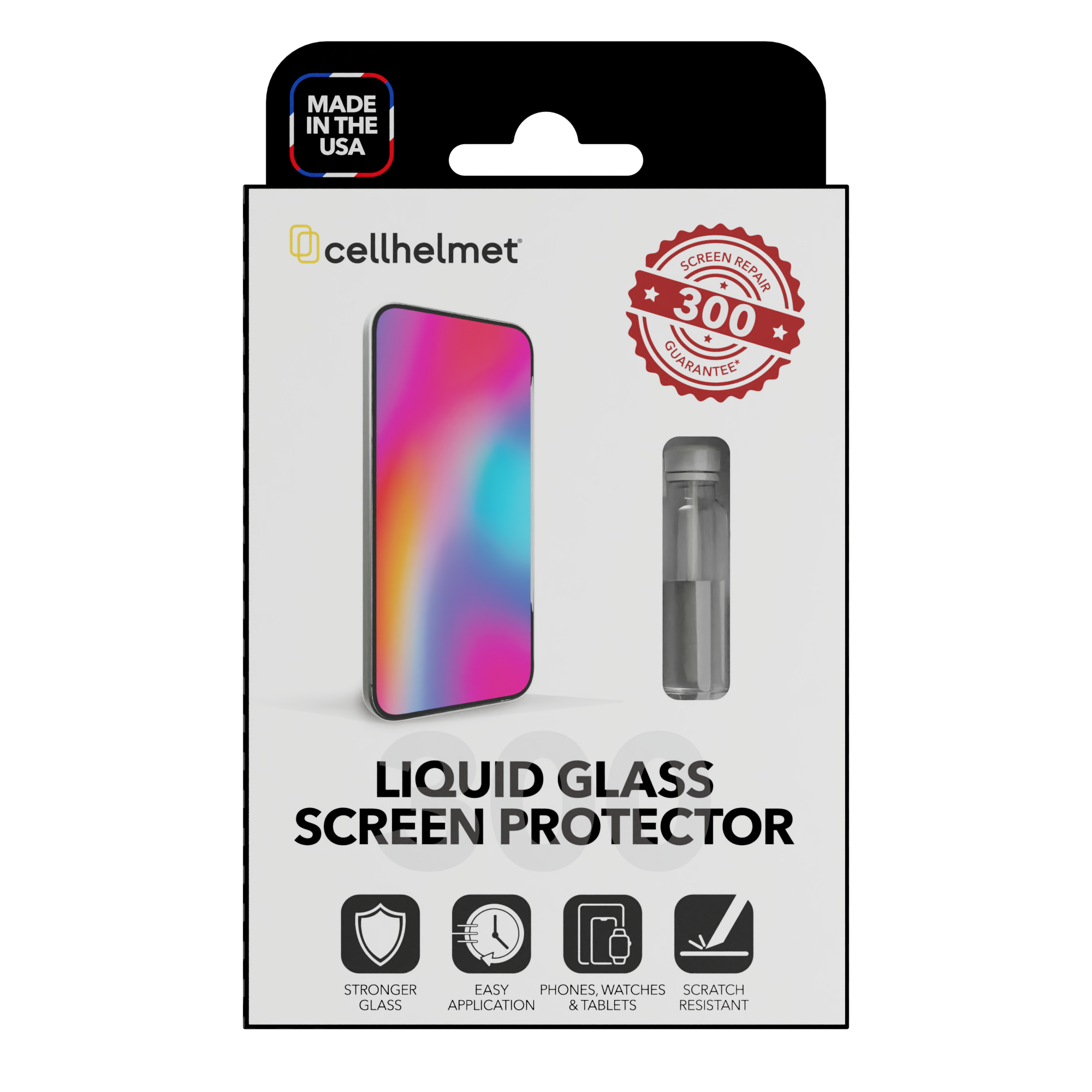 Liquid Glass Screen Protector with $300 Screen Repair Guarantee