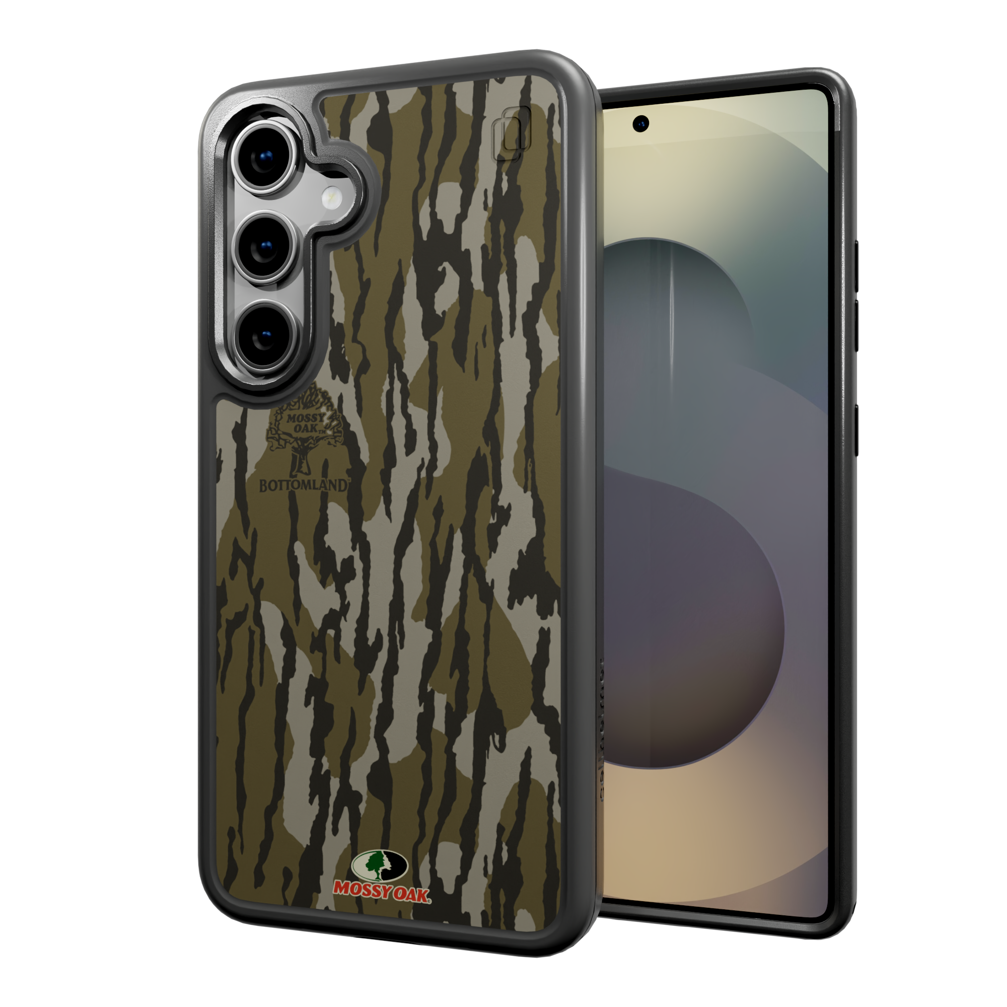 Shock-Absorbent Case for Samsung Galaxy S24 FE | Mossy Oak Bottomland Camo
