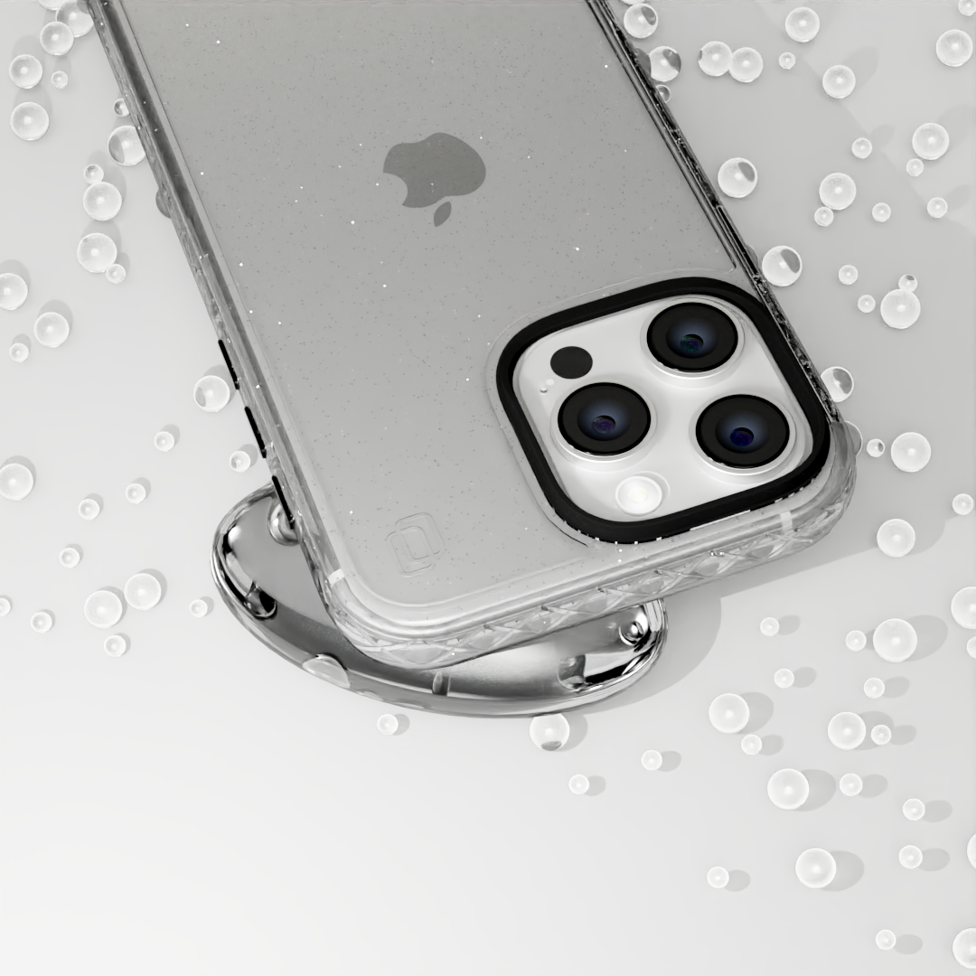 Slim TPU Glitter Case for Apple iPhone 16 Pro Max | Crystal Clear Sparkle | Altitude Series