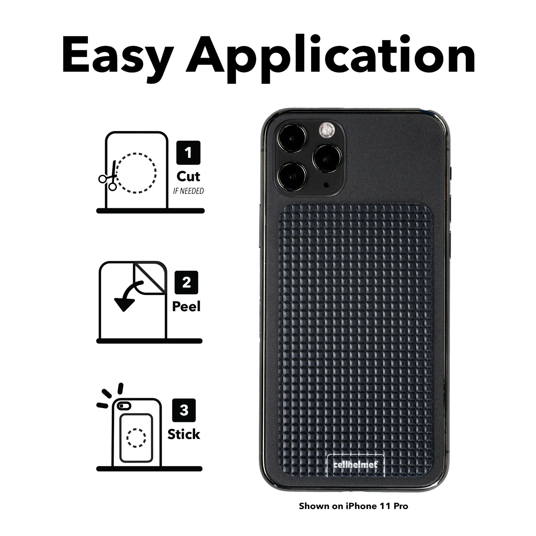 tackbacks Black Phone Standard - - - cellhelmet