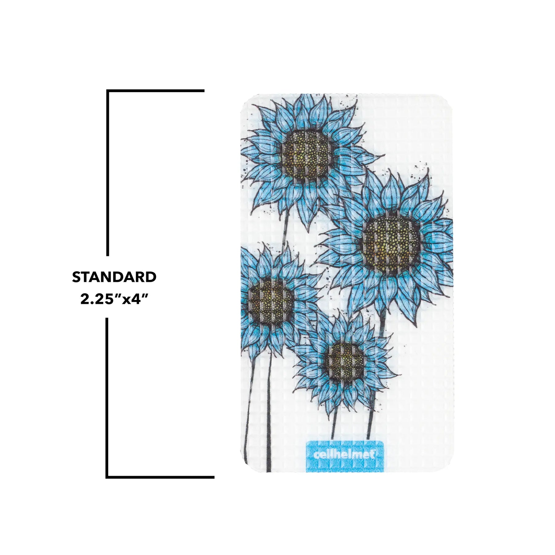 tackbacks Blue Sunflower Phone Standard - - - cellhelmet