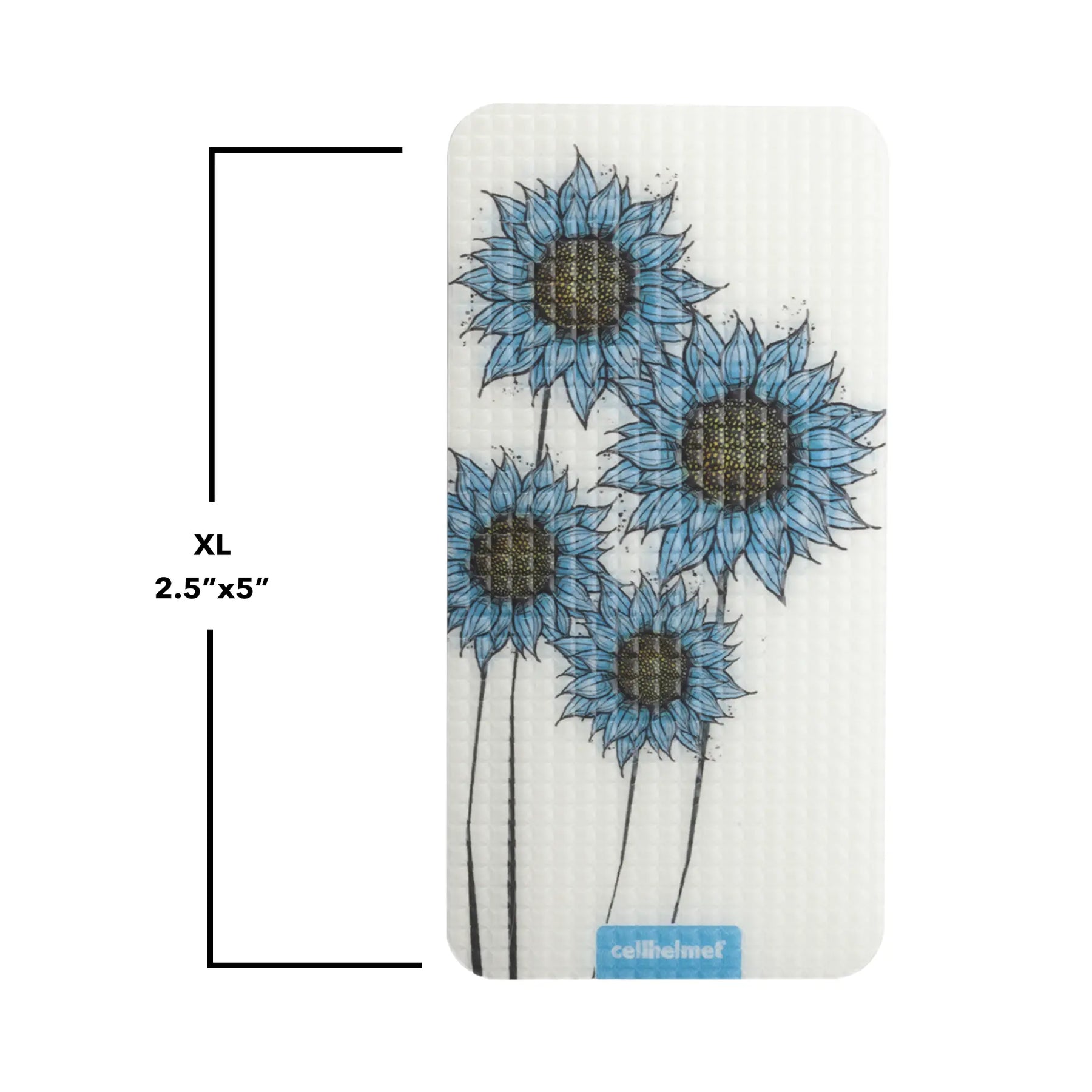 tackbacks Blue Sunflower Phone XL - - - cellhelmet