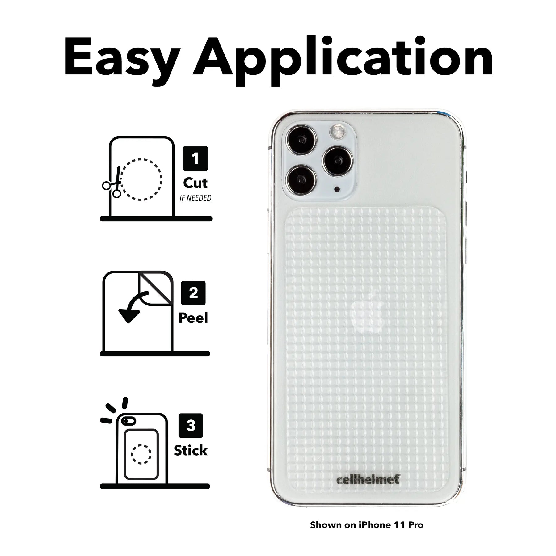 tackbacks Clear Phone Standard - - - cellhelmet