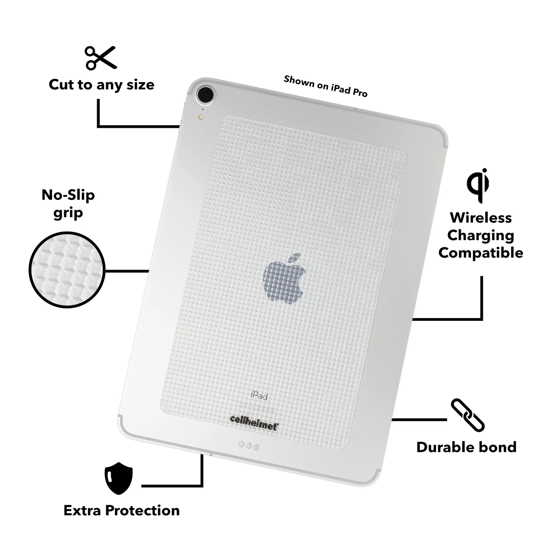 tackbacks Clear Tablet - - - cellhelmet