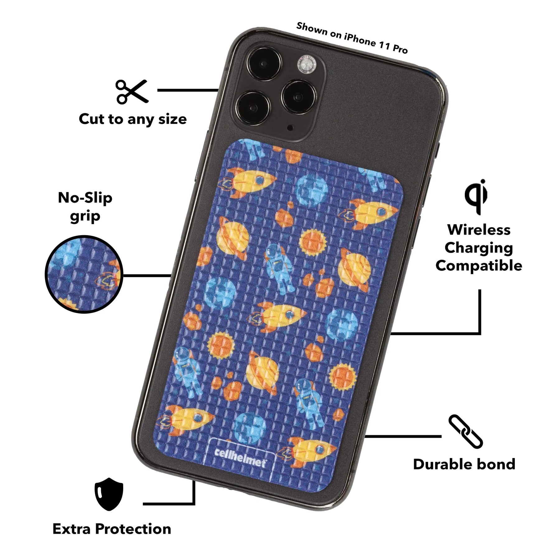 tackbacks Into Space Phone Standard - - - cellhelmet