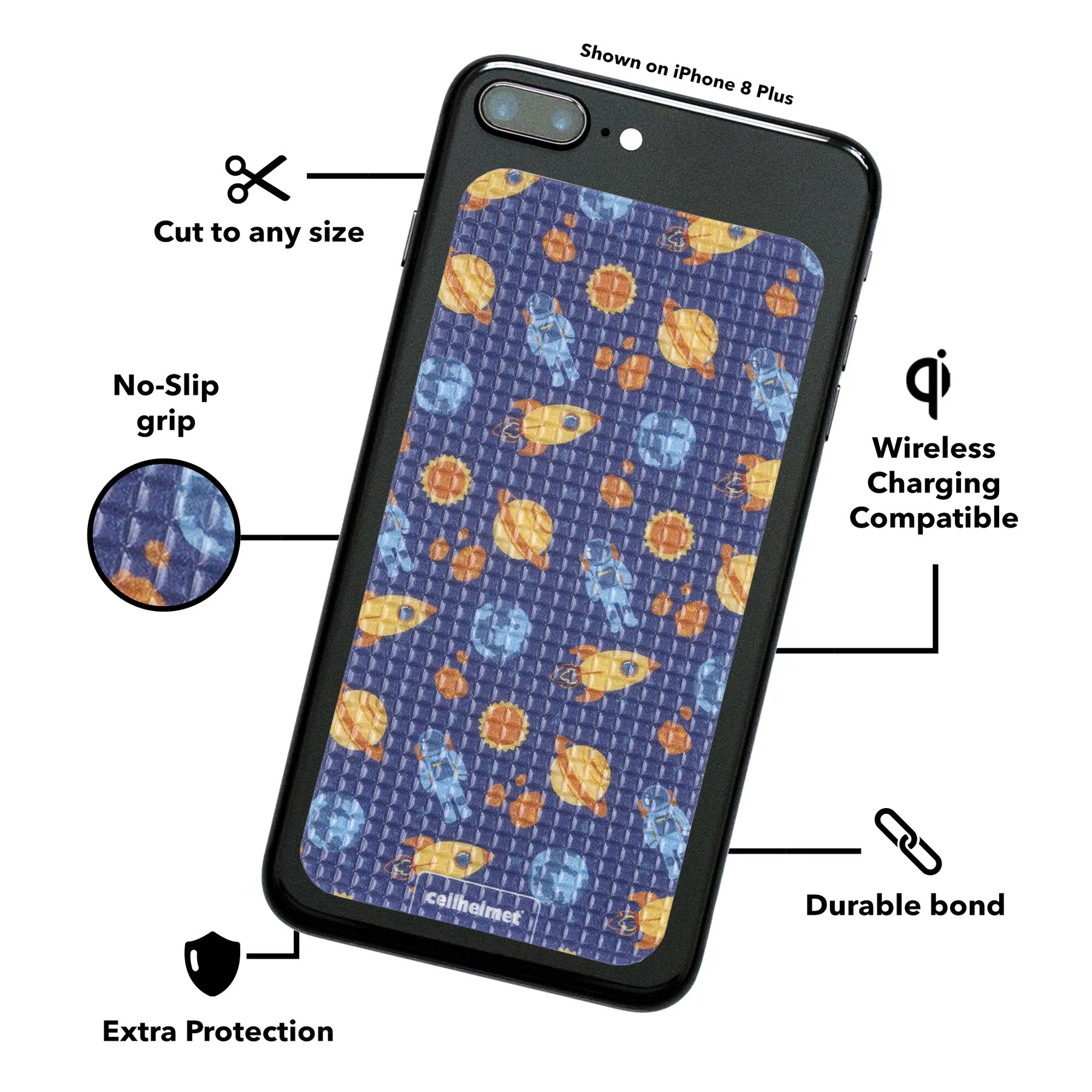 tackbacks Into Space Phone XL - - - cellhelmet