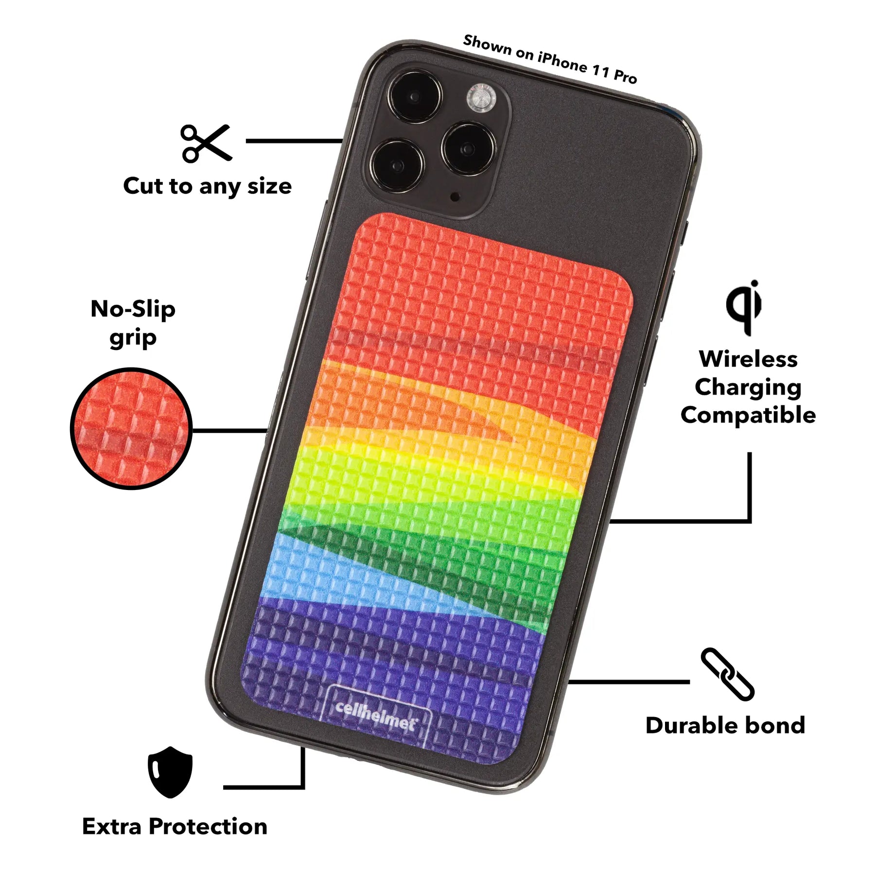 tackbacks Over the Rainbow Phone Standard - - - cellhelmet