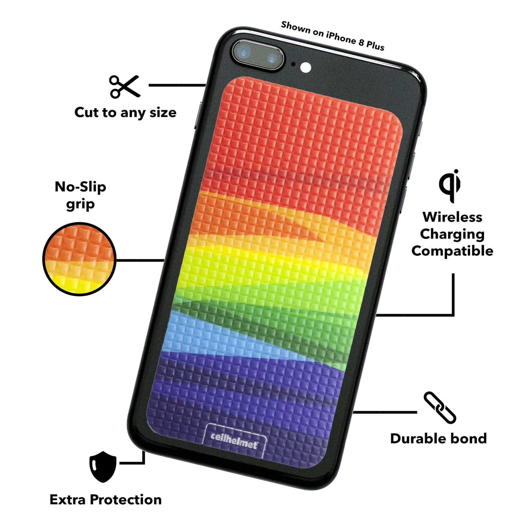 tackbacks Over the Rainbow Phone XL - - - cellhelmet