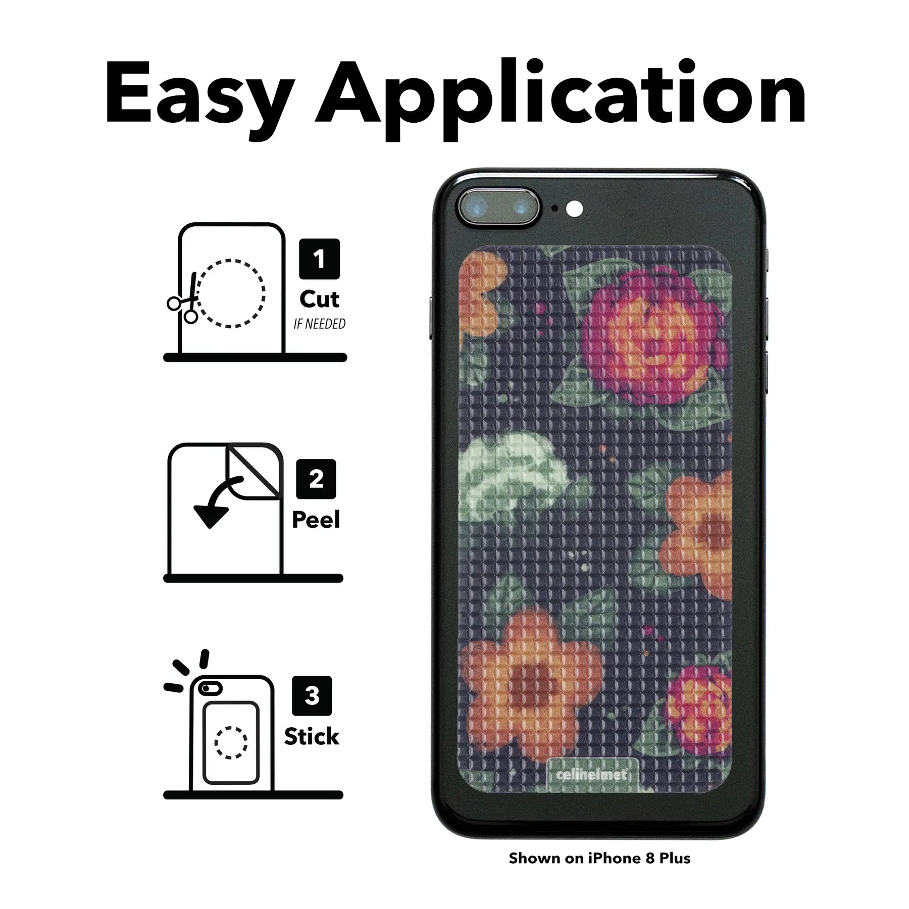 tackbacks Painted Floral Phone XL - - - cellhelmet