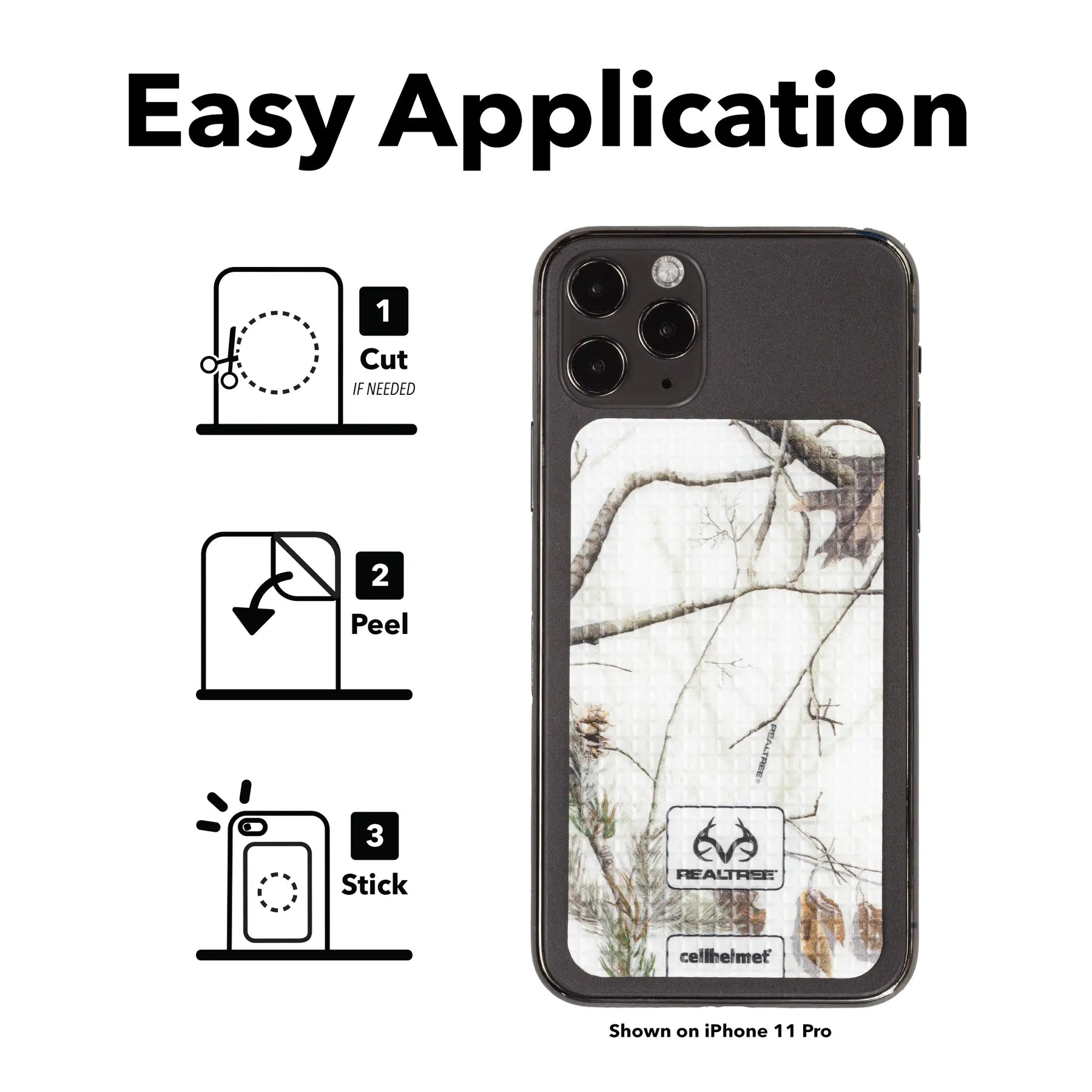 tackbacks Realtree AP Snow Phone Standard - - - cellhelmet