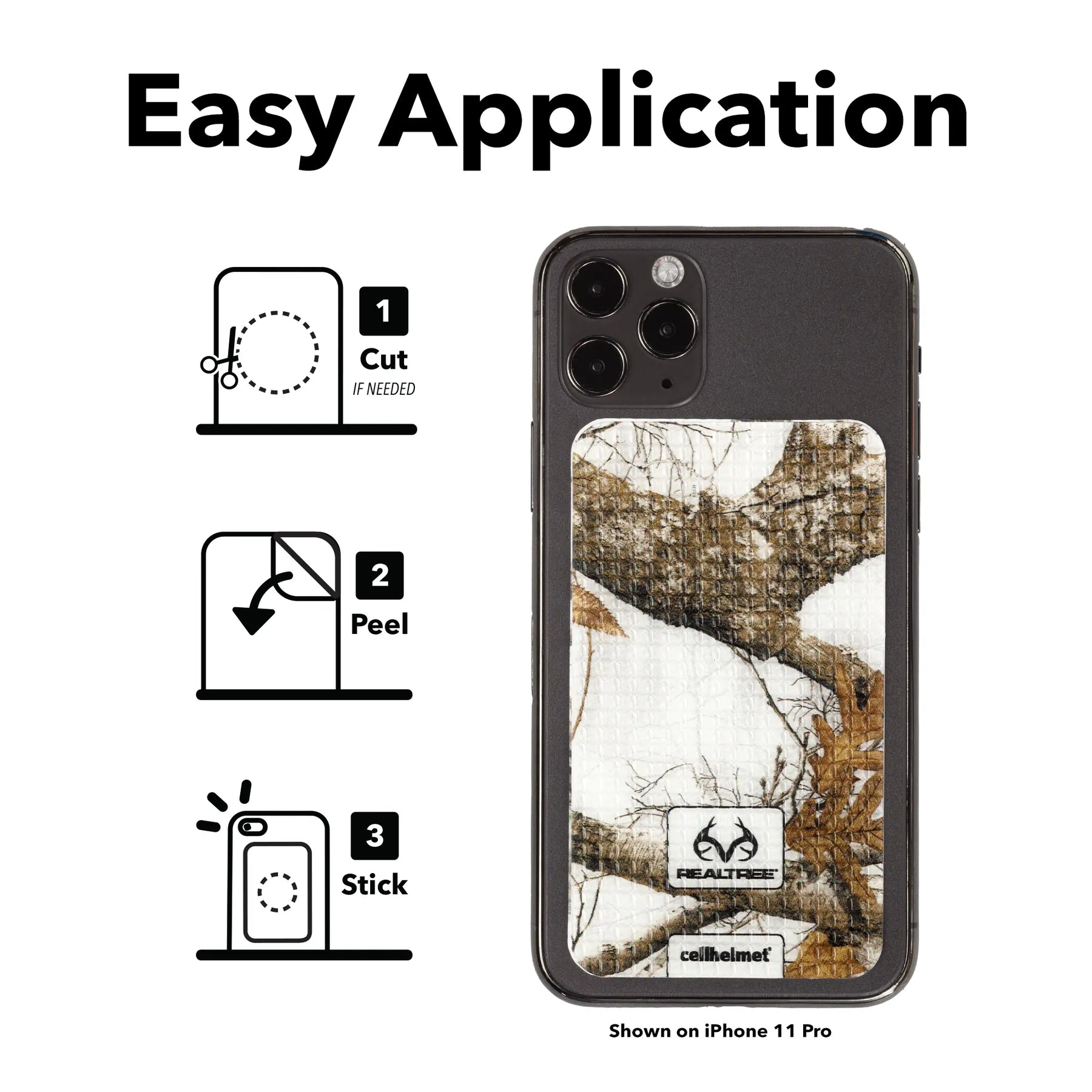 tackbacks Realtree Edge Snow Phone Standard - - - cellhelmet
