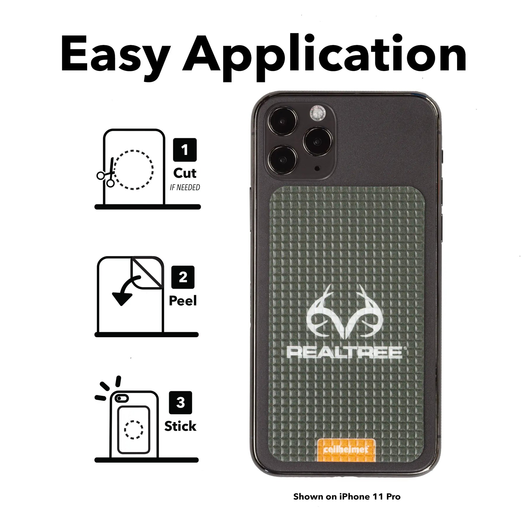 tackbacks Realtree Logo Phone Standard - - - cellhelmet